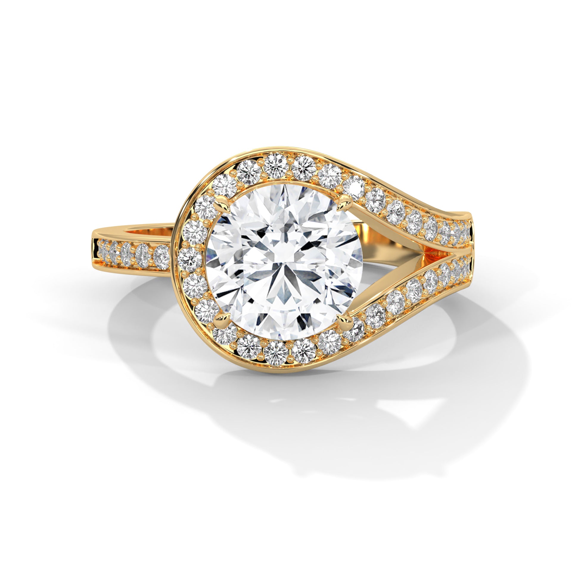 Brittany Halo  Ring