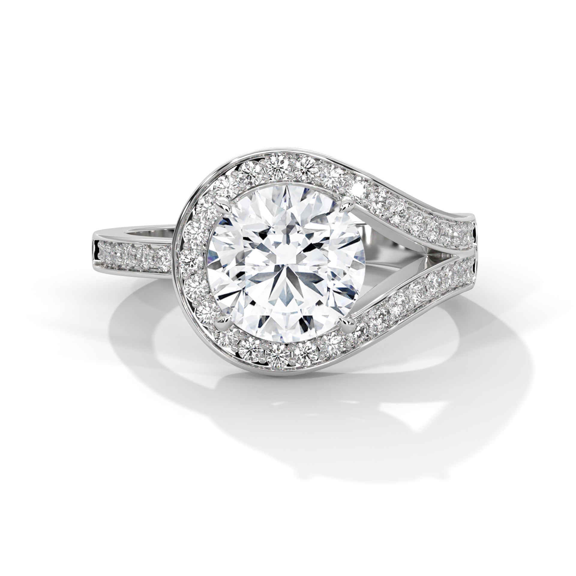 Brittany Halo  Ring