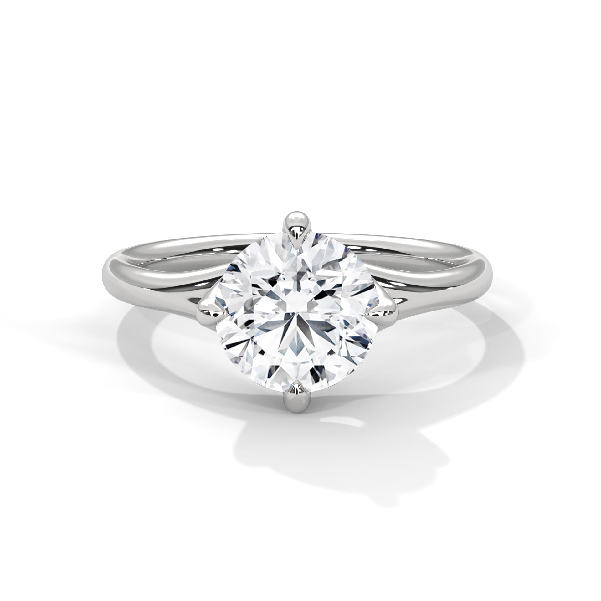 Hunter Solitaire Ring