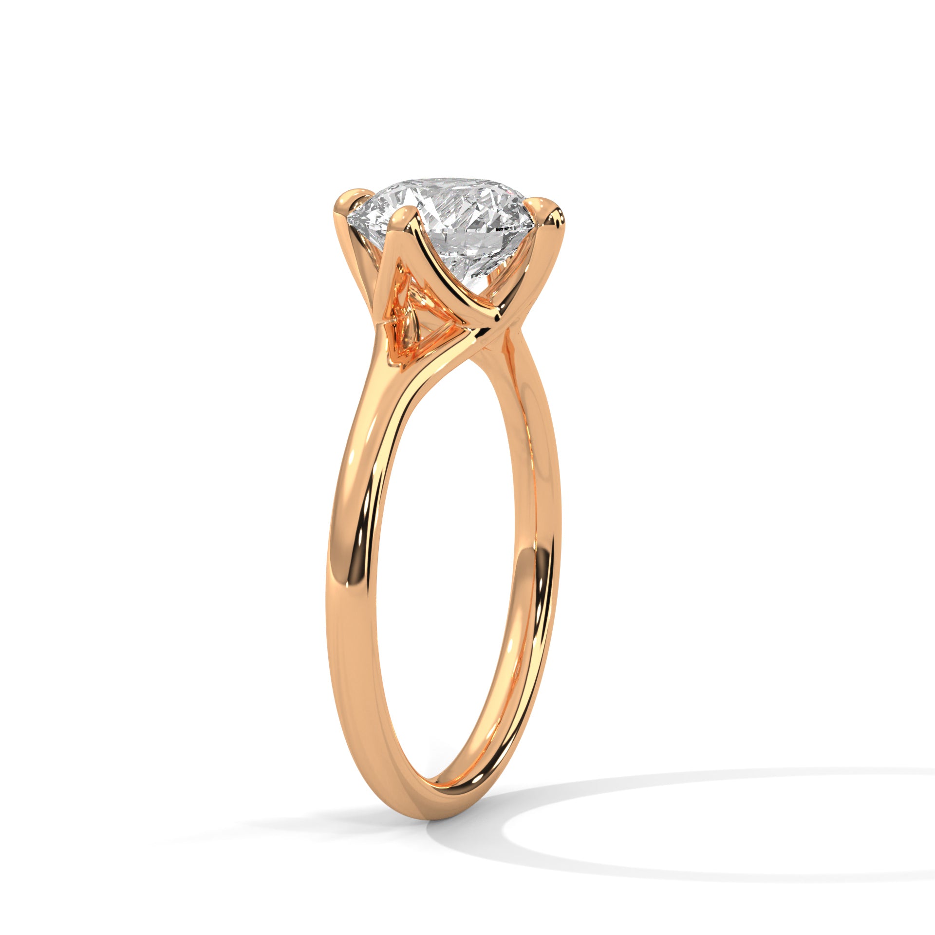 Hunter Solitaire Ring