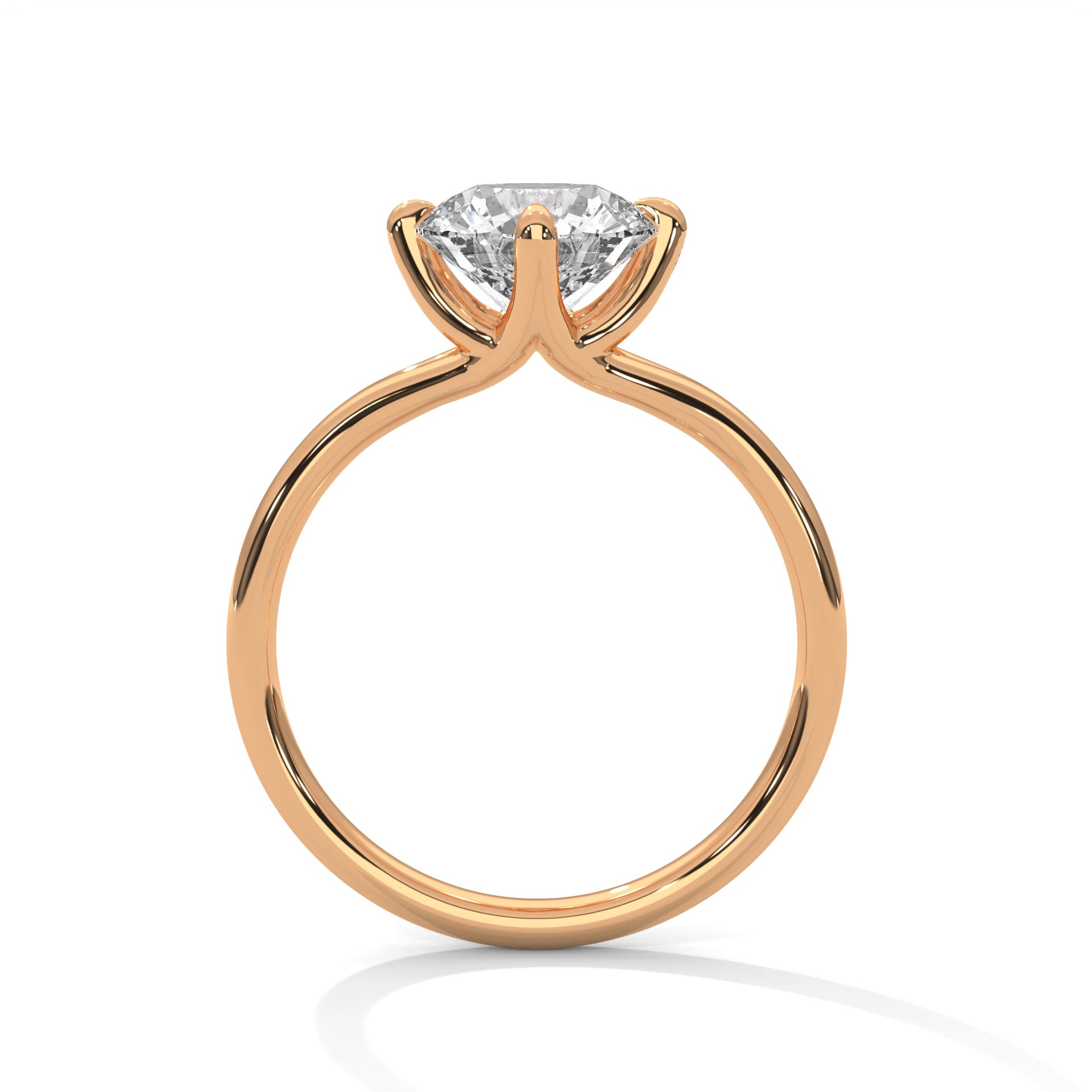 Hunter Solitaire Ring