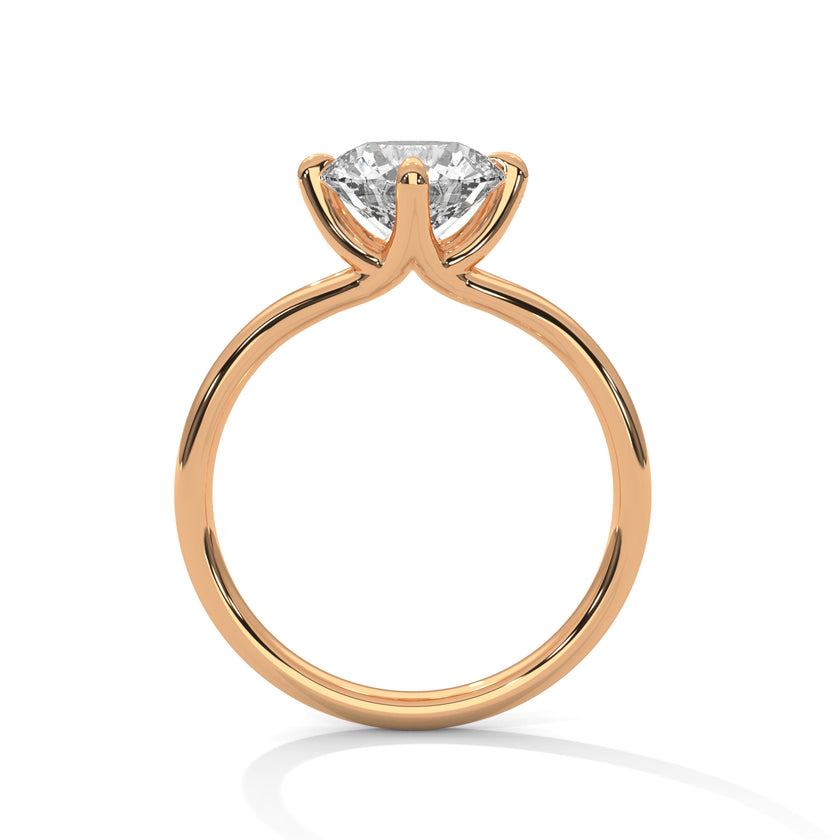 Hunter Solitaire Ring