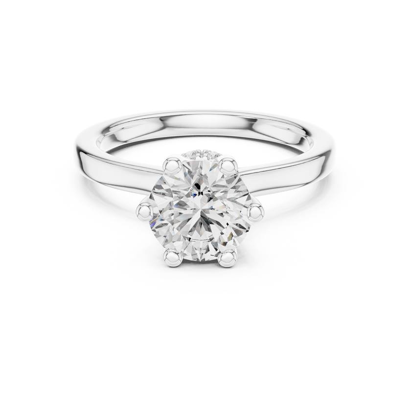 Lacey Solitaire Ring