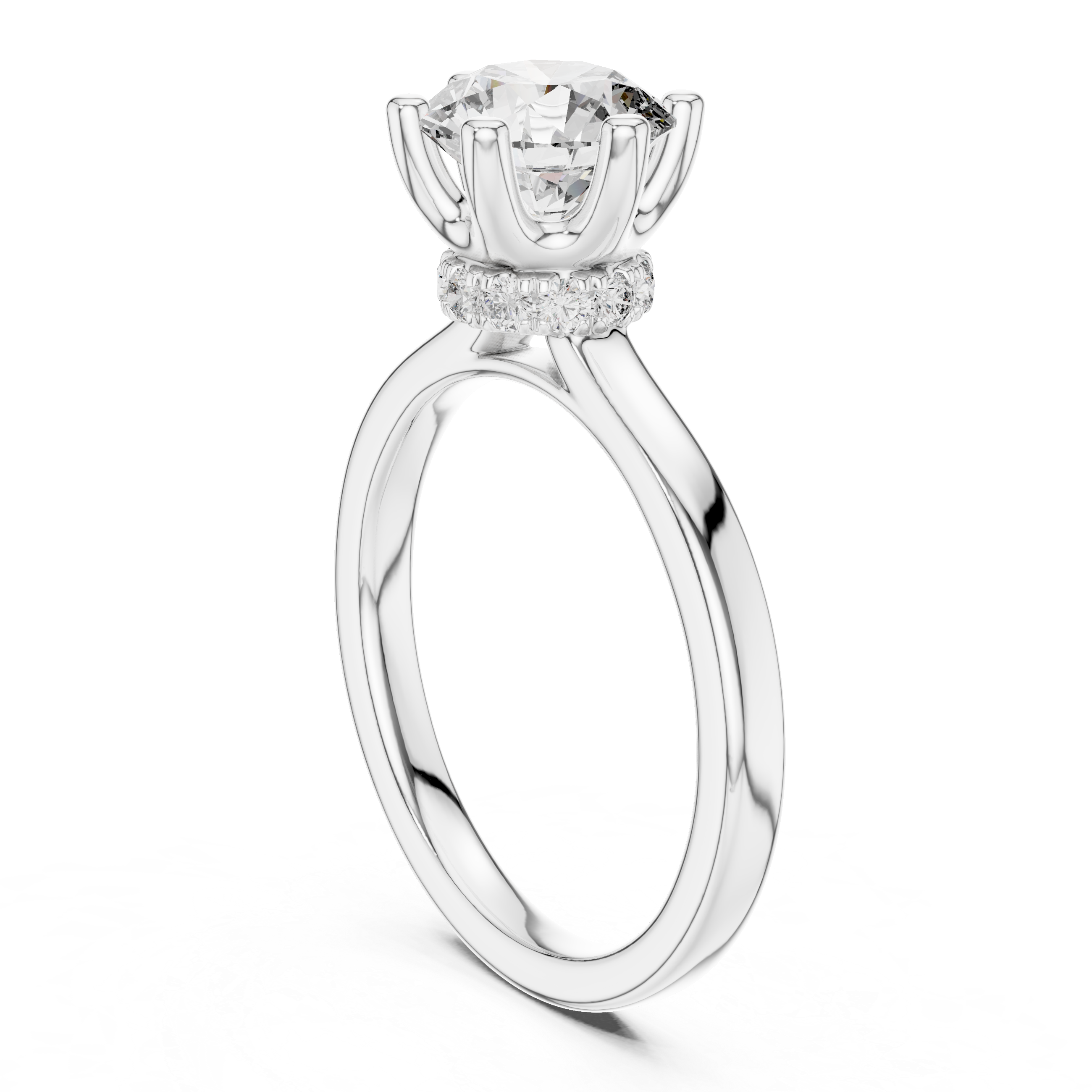 Lacey Solitaire Ring