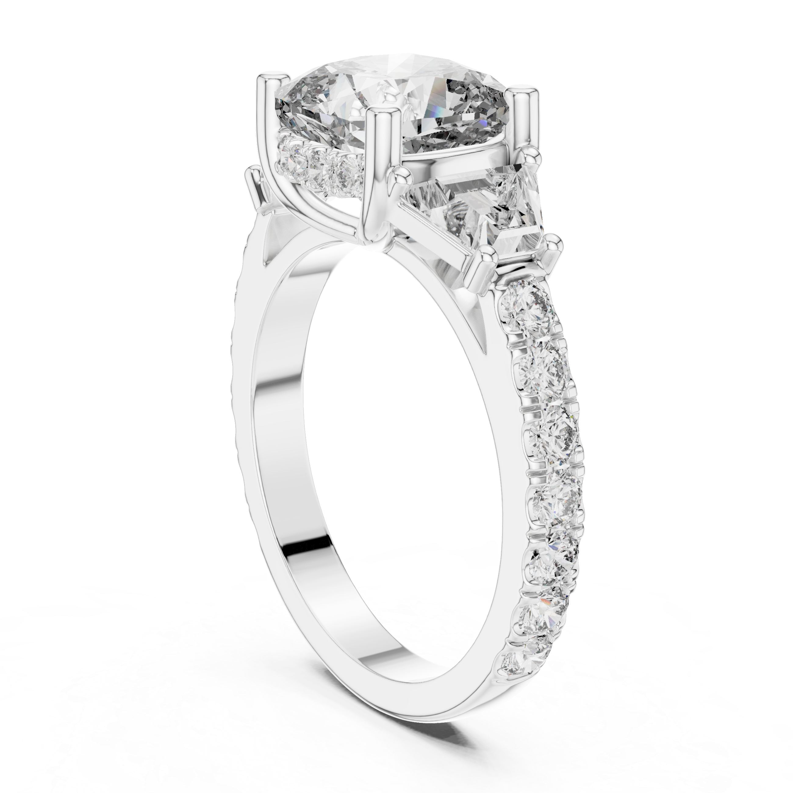 Addyson Three Stone Ring