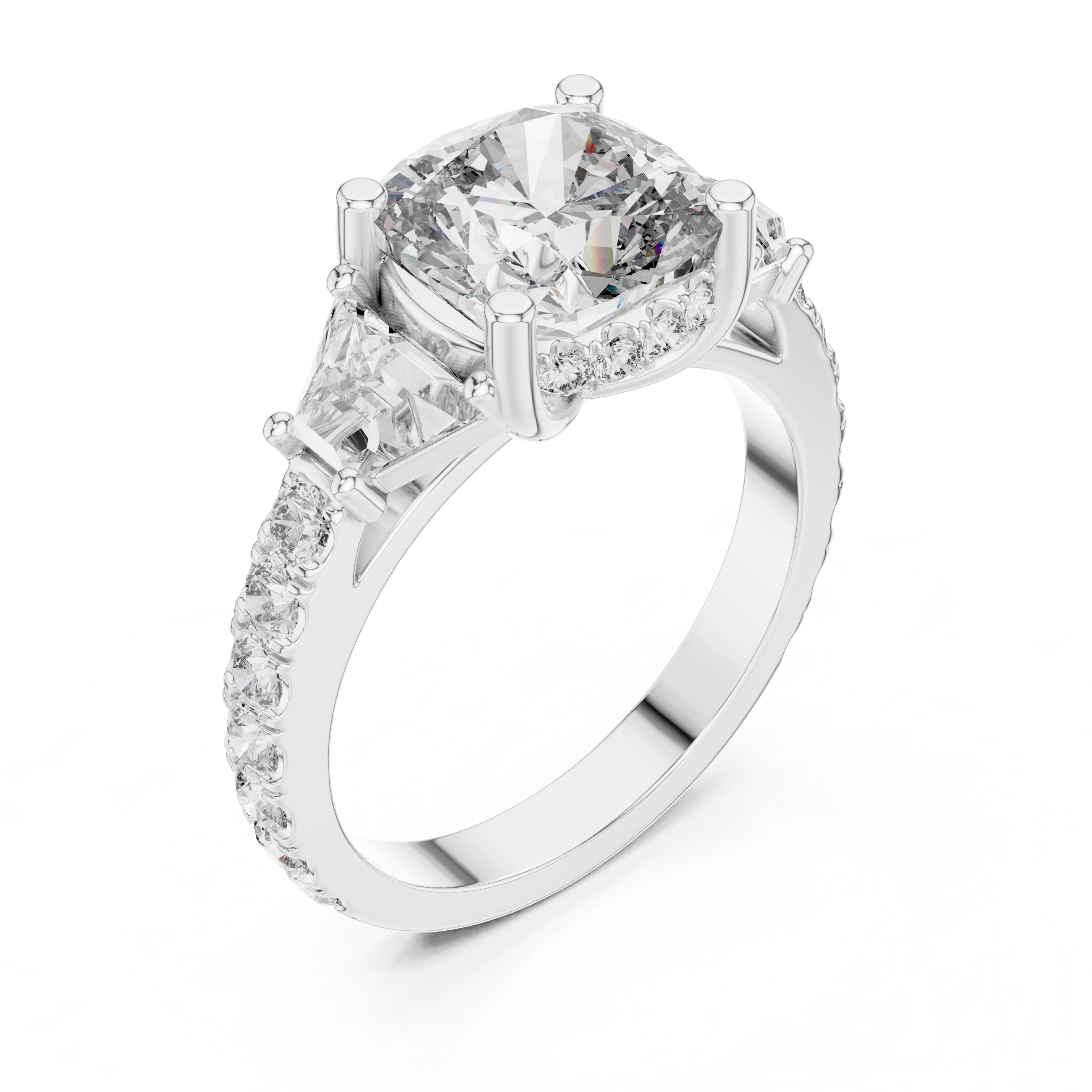 Addyson Three Stone Ring