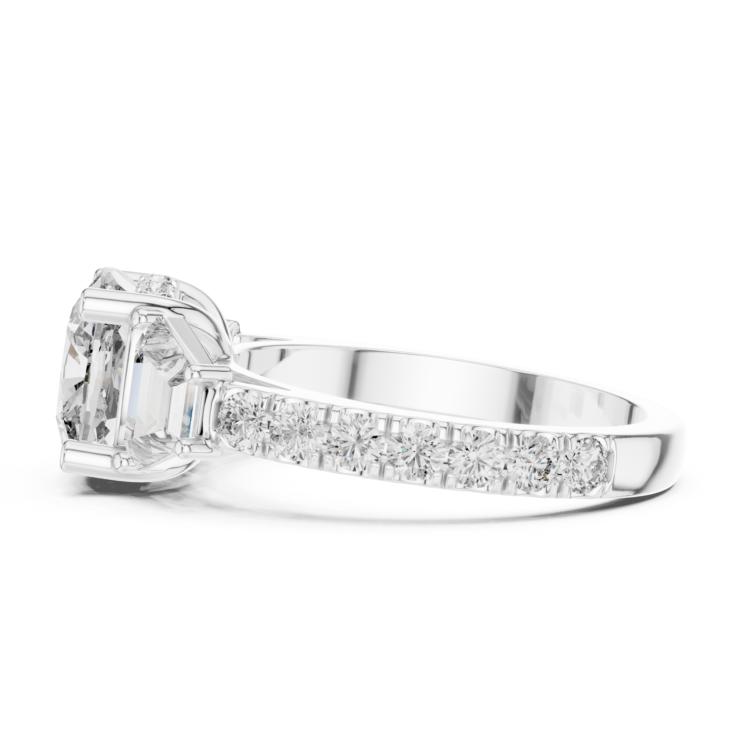 Addyson Three Stone Ring