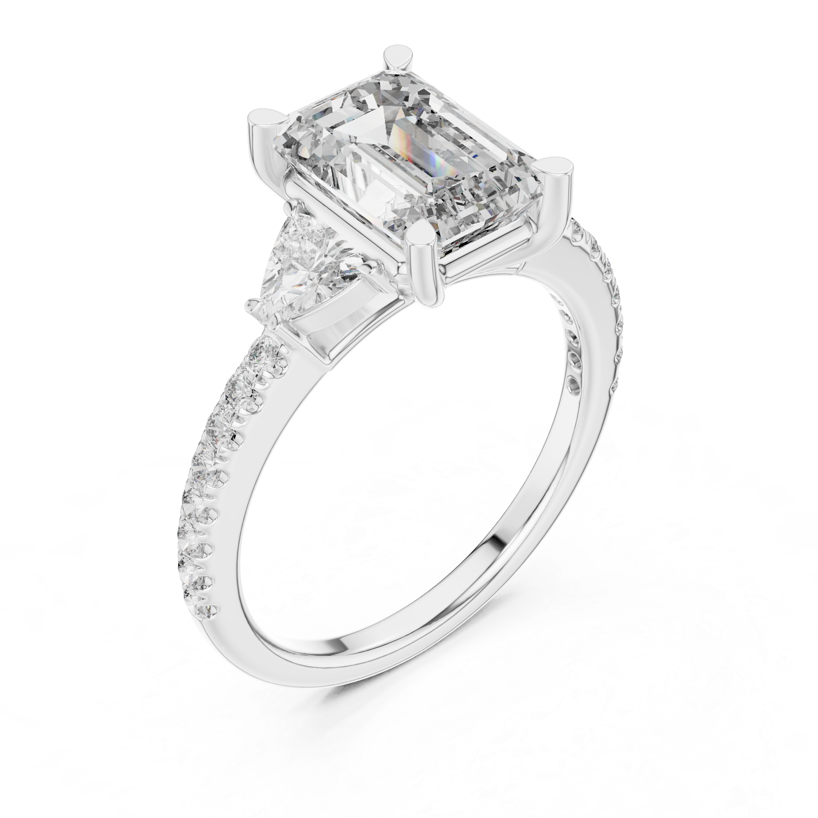 Leyla Three Stone Ring