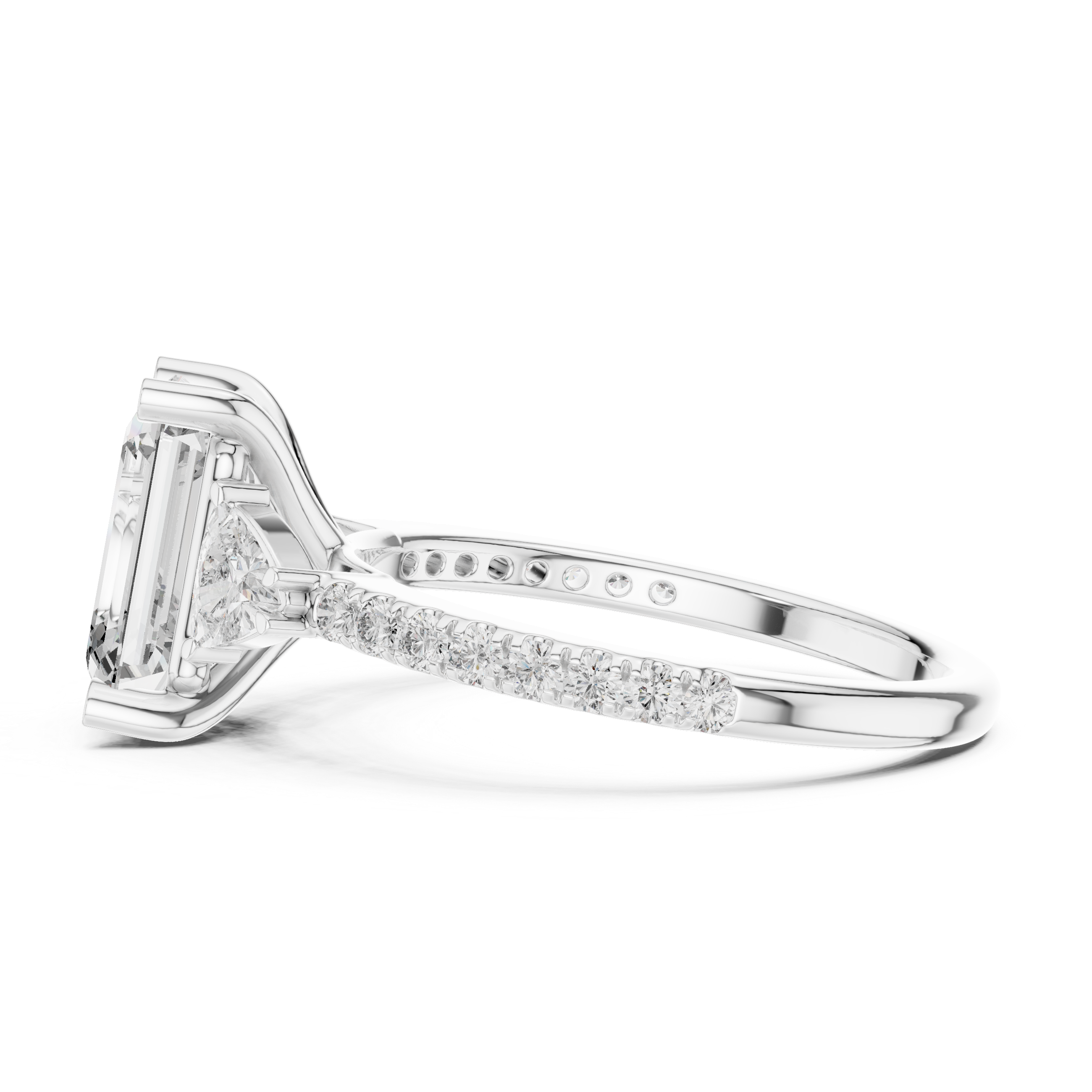Leyla Three Stone Ring