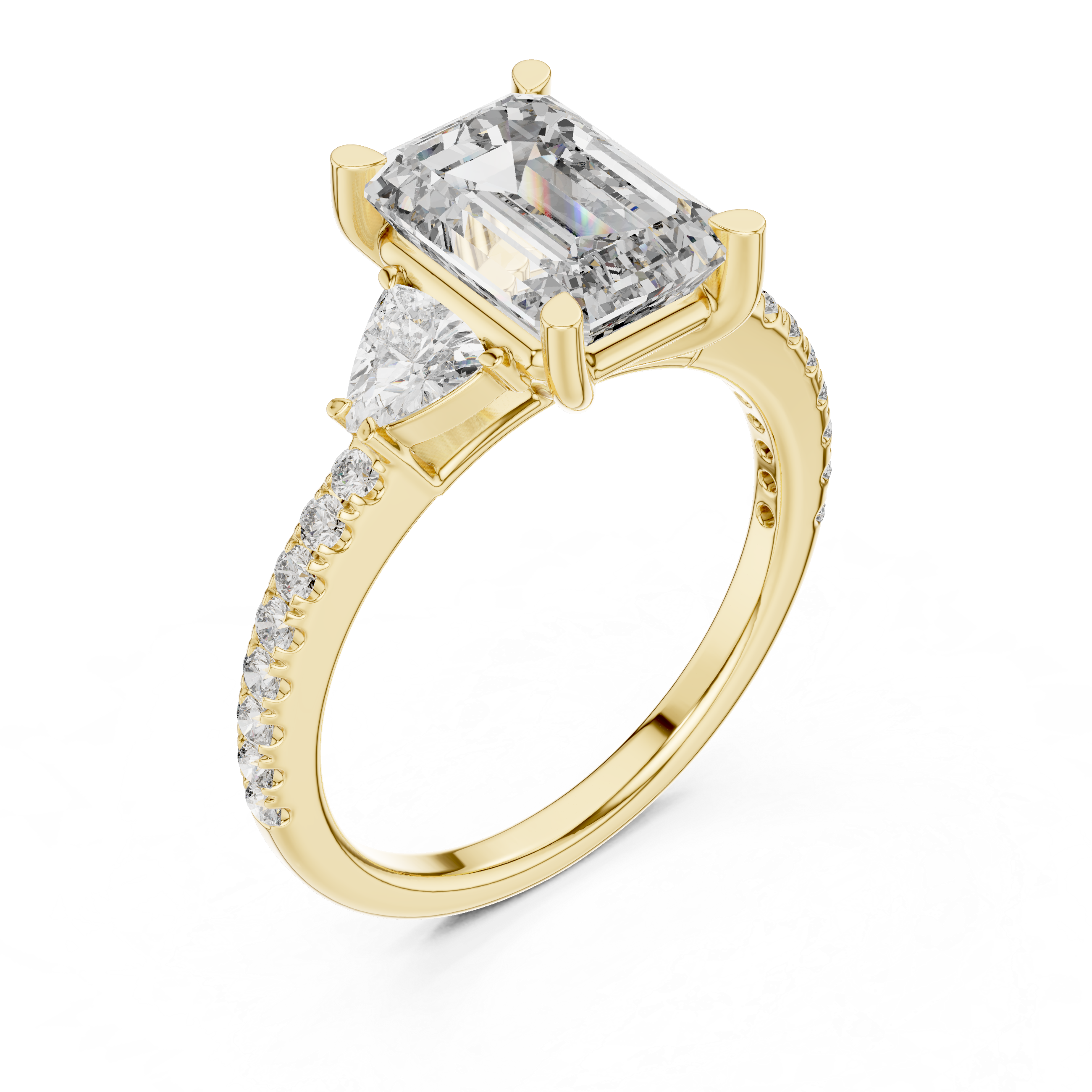 Leyla Three Stone Ring