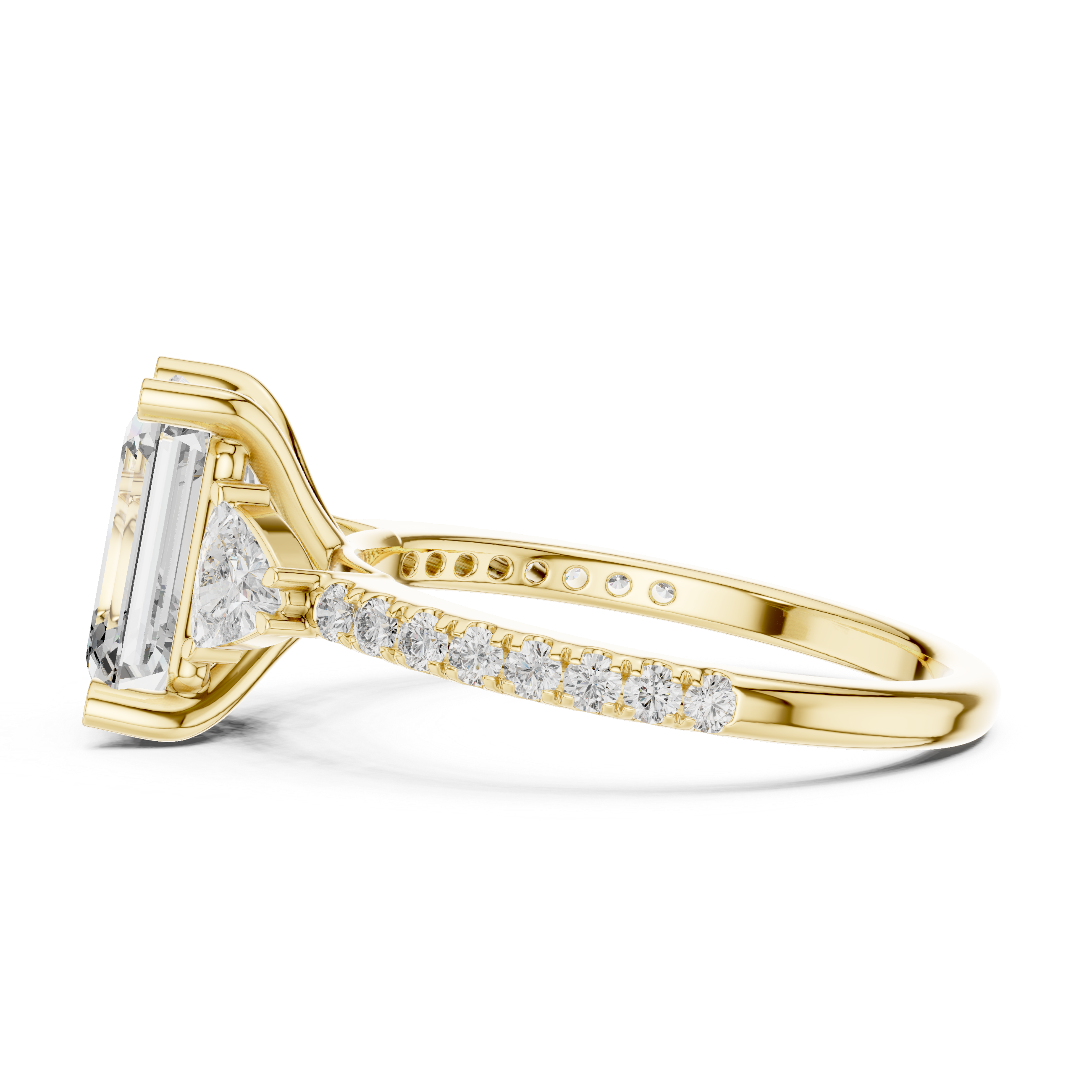 Leyla Three Stone Ring