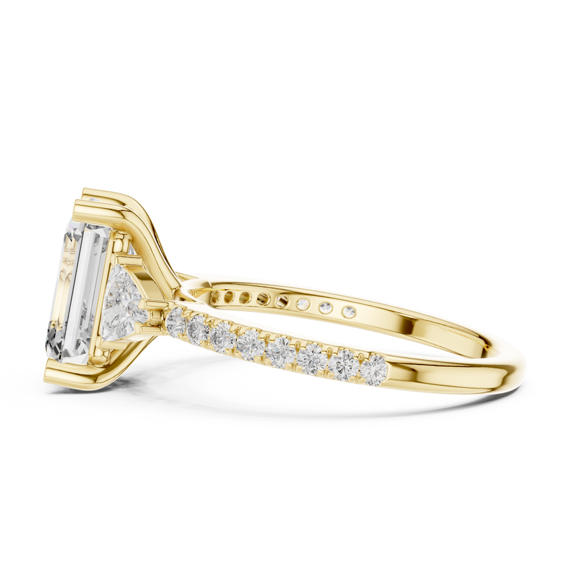 Leyla Three Stone Ring