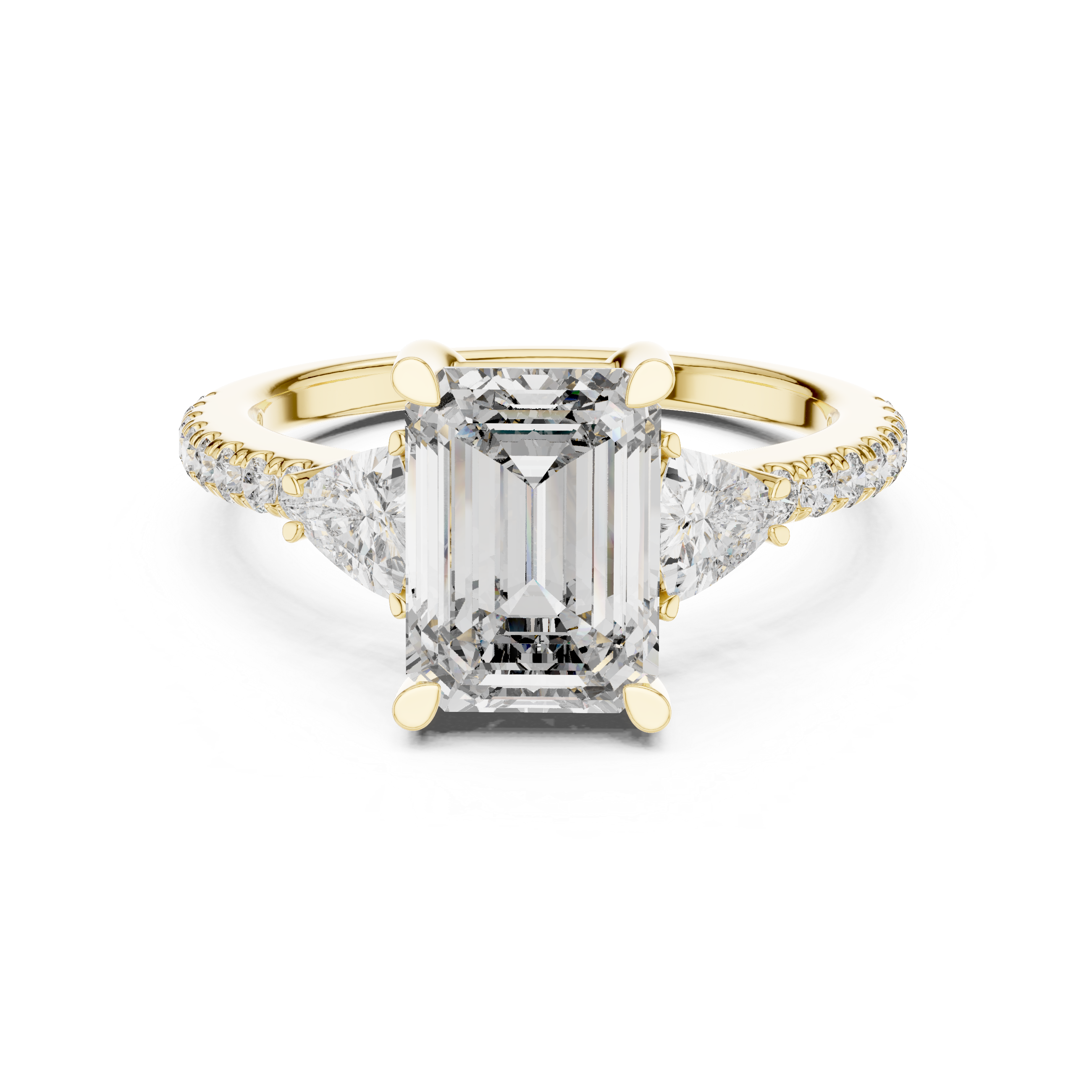 Leyla Three Stone Ring
