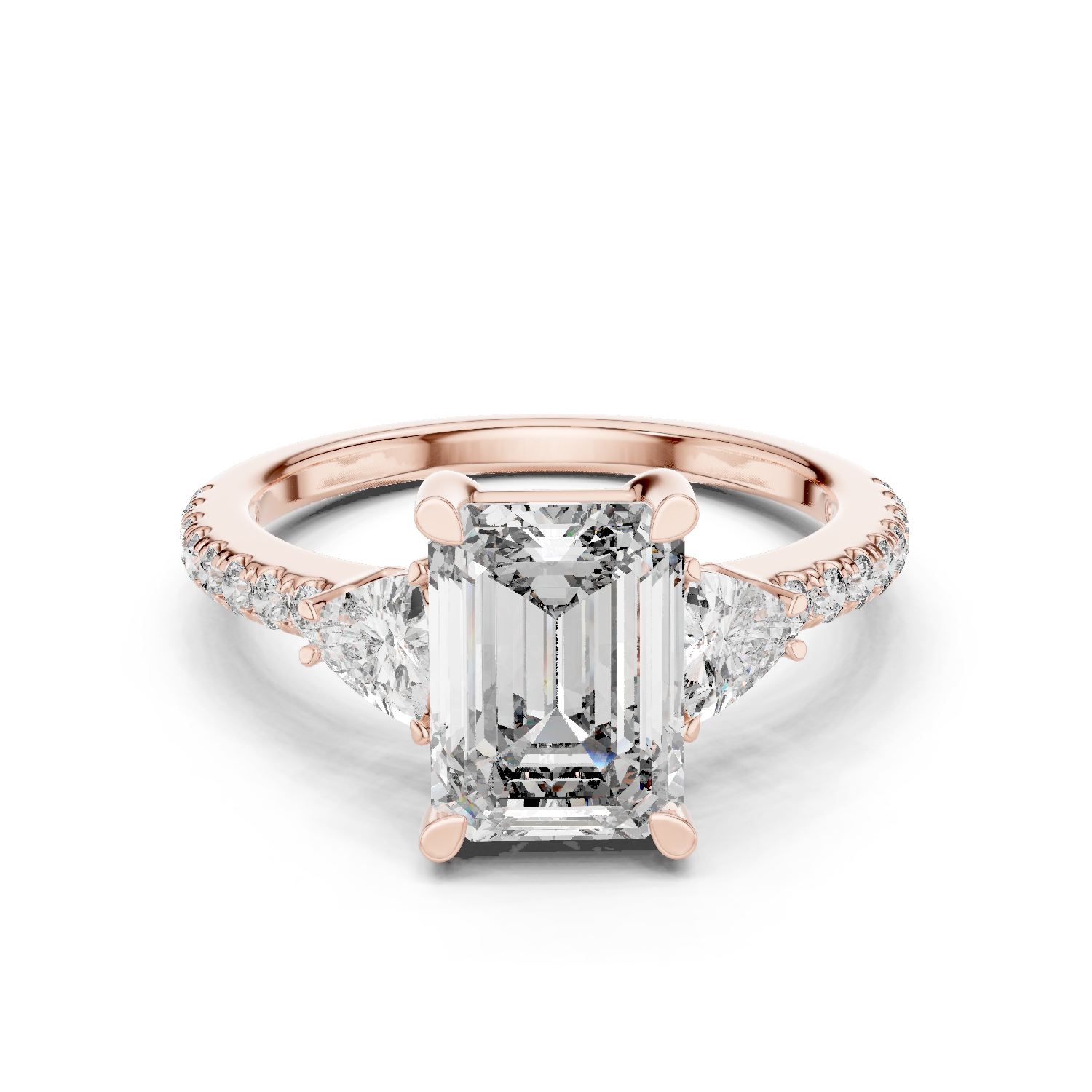 Leyla Three Stone Ring