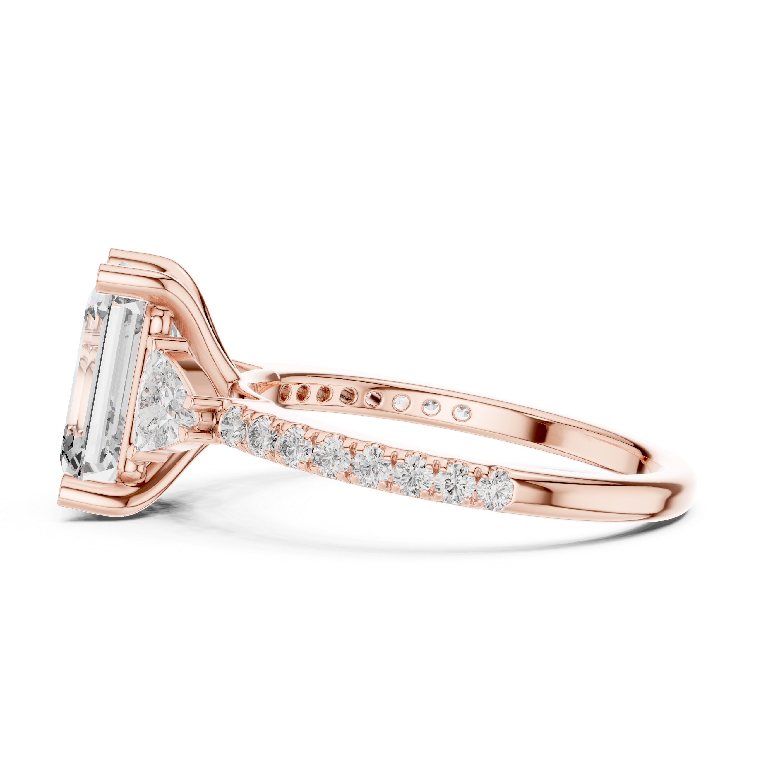 Leyla Three Stone Ring