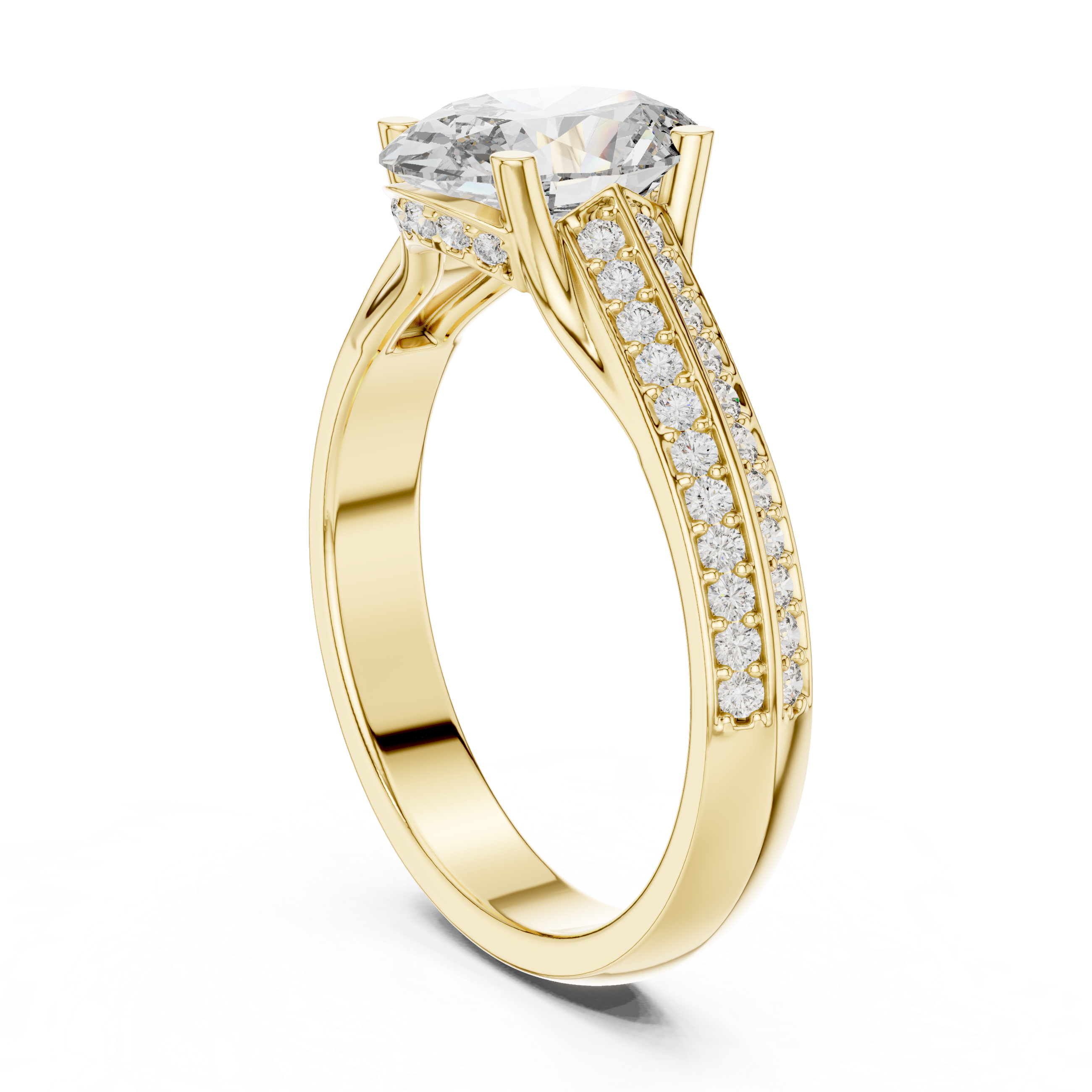 Alma Solitaire Ring