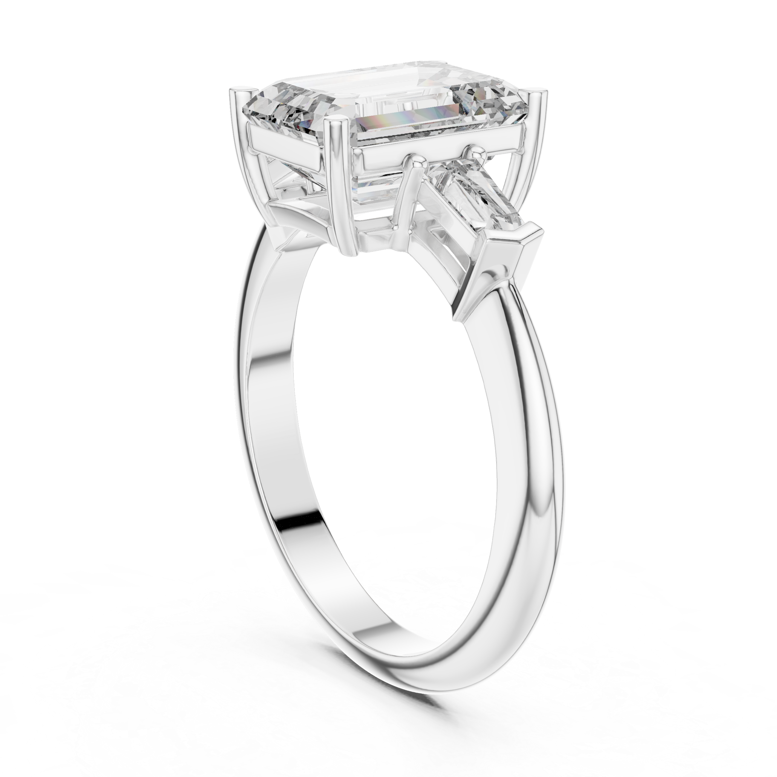 Aleena Three Stone Ring
