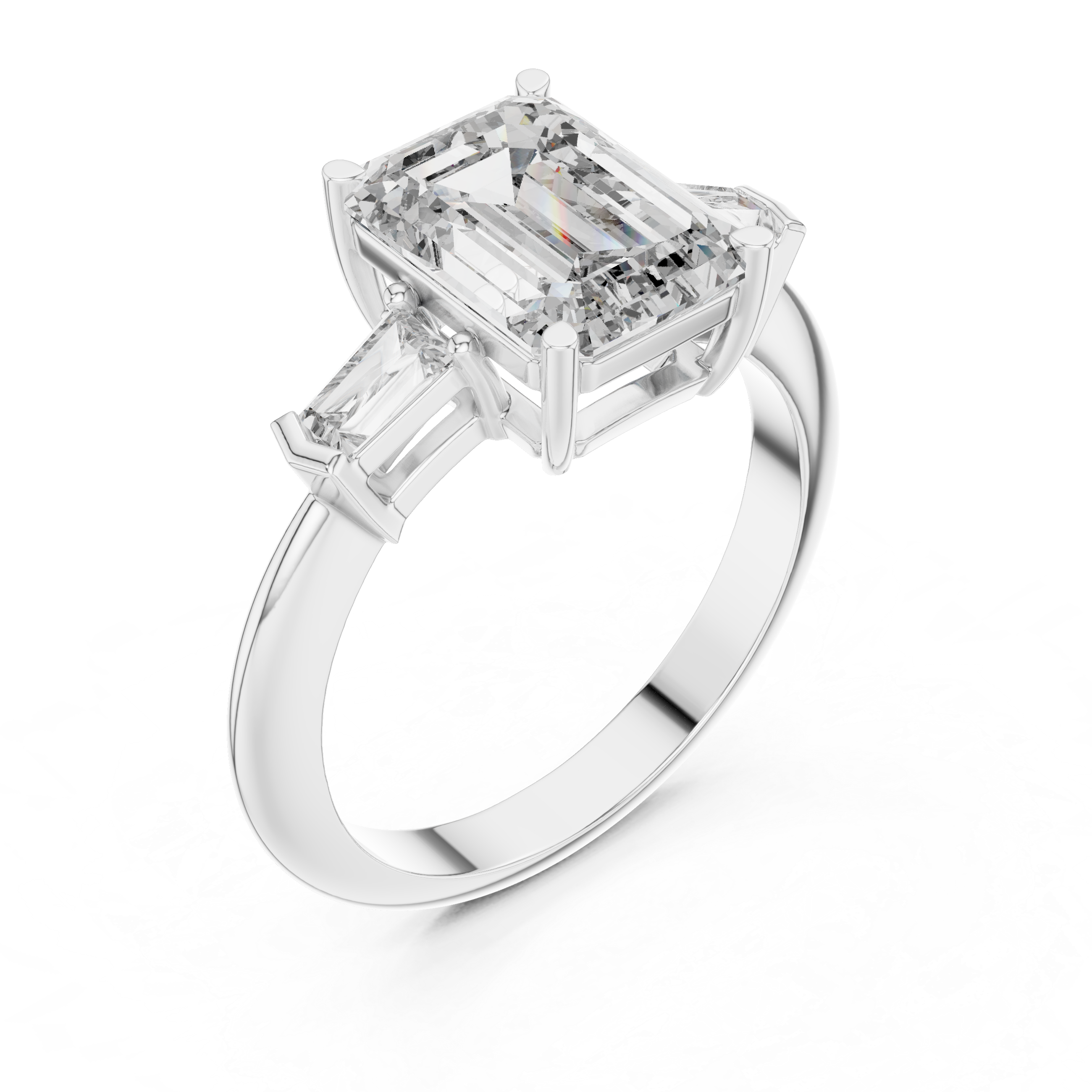 Aleena Three Stone Ring