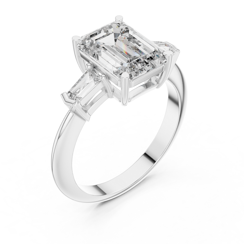 Aleena Three Stone Ring