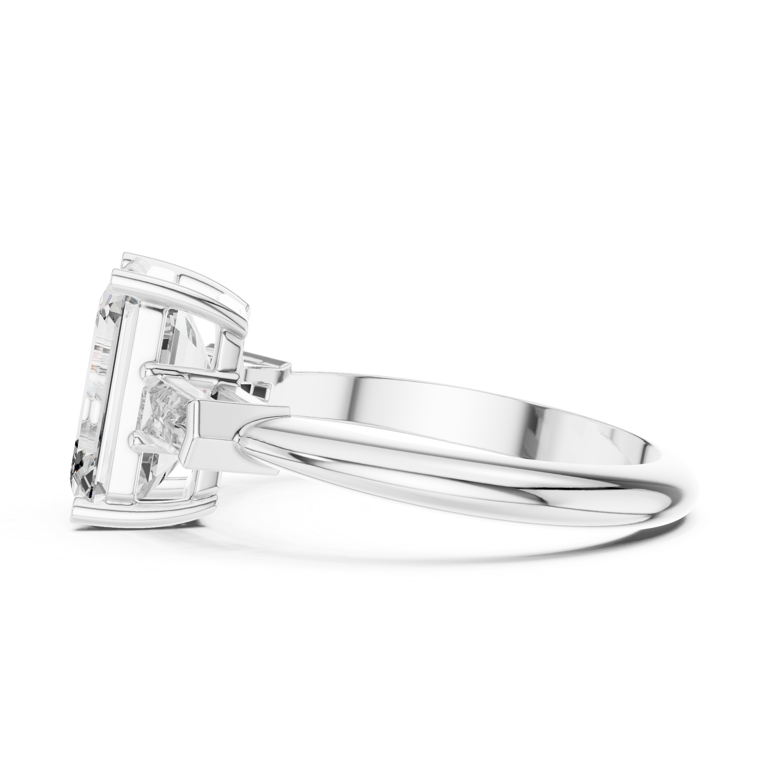 Aleena Three Stone Ring