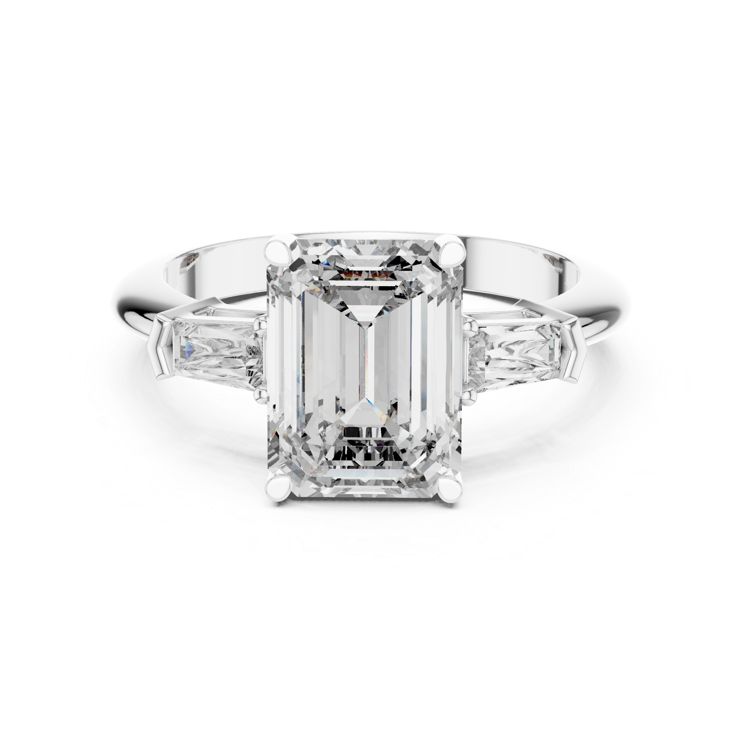 Aleena Three Stone Ring
