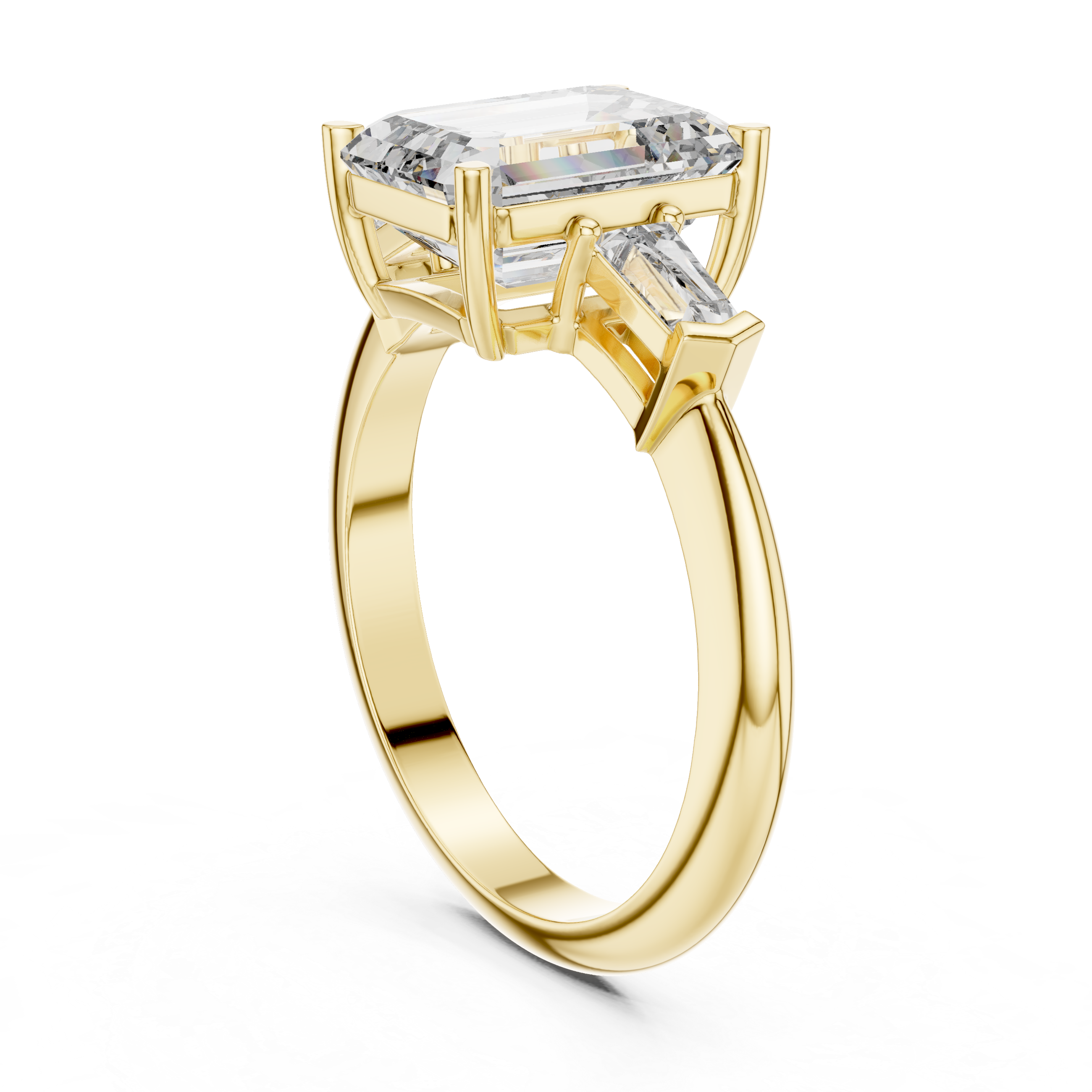 Aleena Three Stone Ring