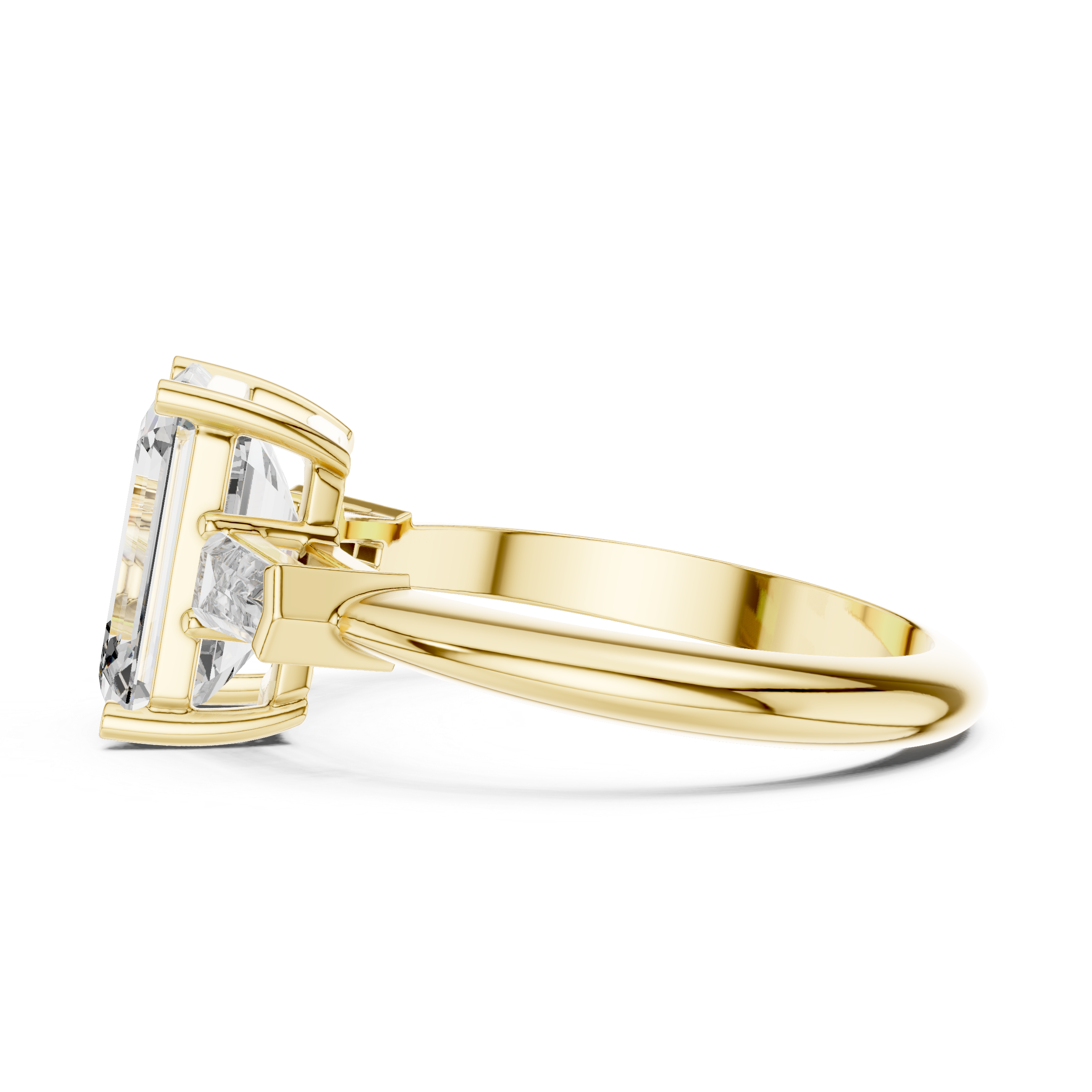Aleena Three Stone Ring