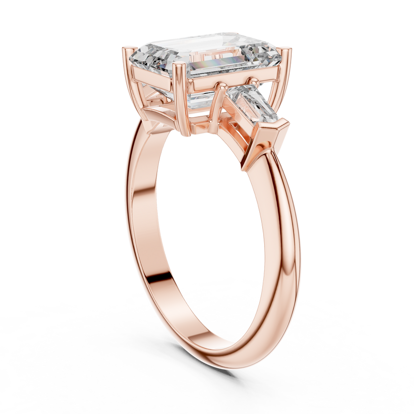 Aleena Three Stone Ring