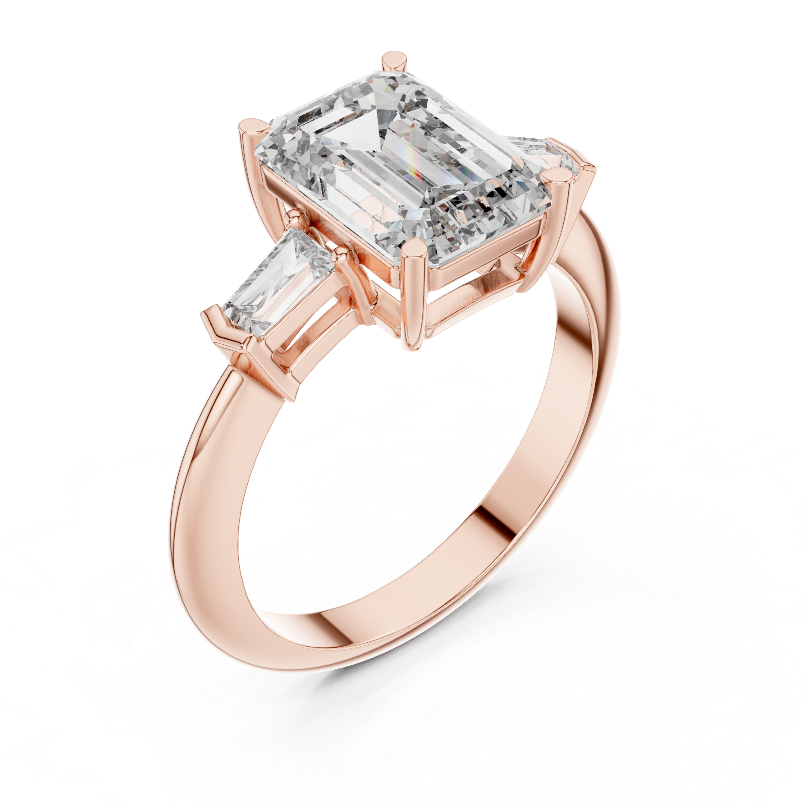 Aleena Three Stone Ring