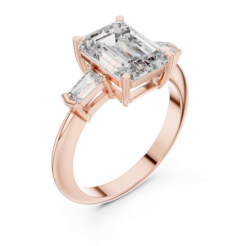 Aleena Three Stone Ring