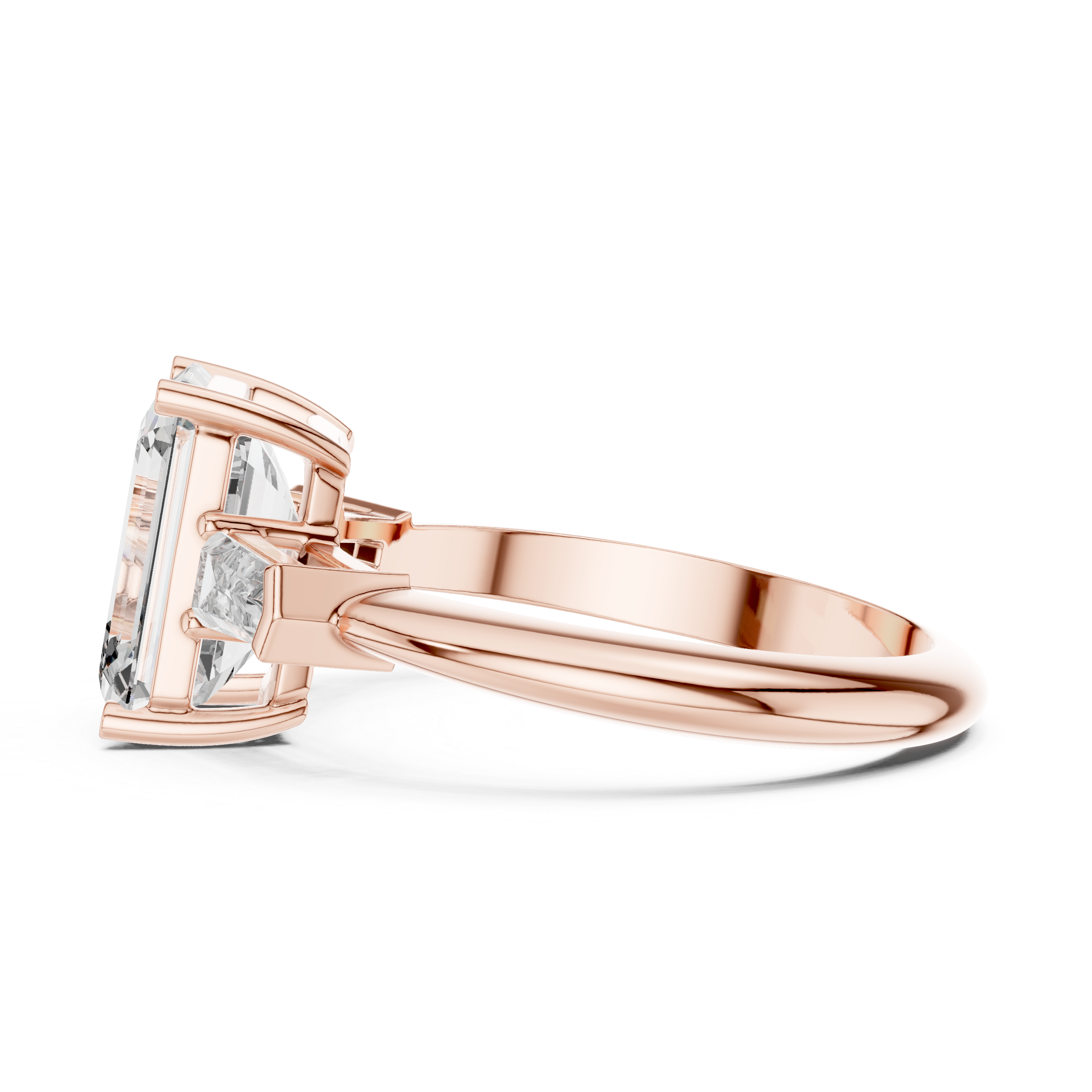 Aleena Three Stone Ring
