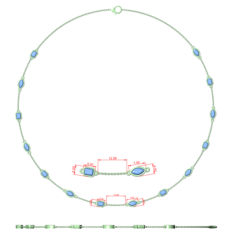 Saniyah Diamond Necklace
