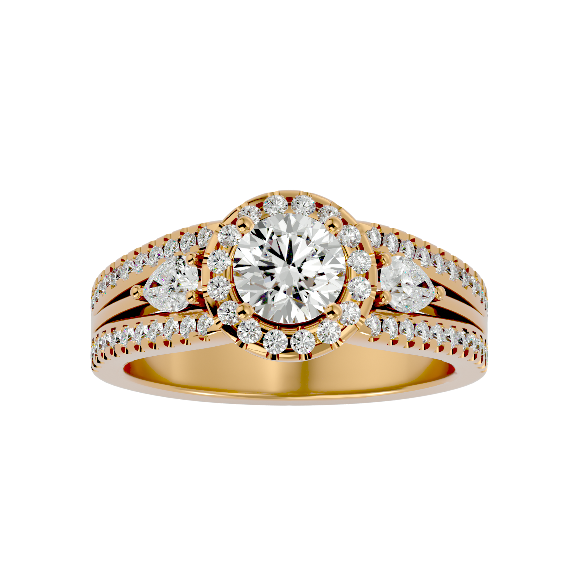 Zahra Three Stone Ring