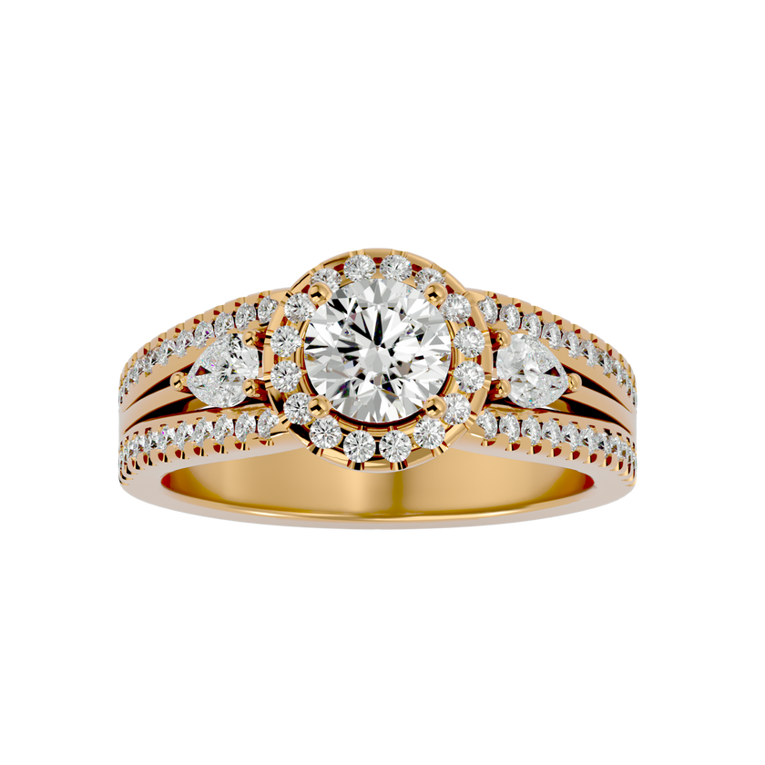 Zahra Three Stone Ring