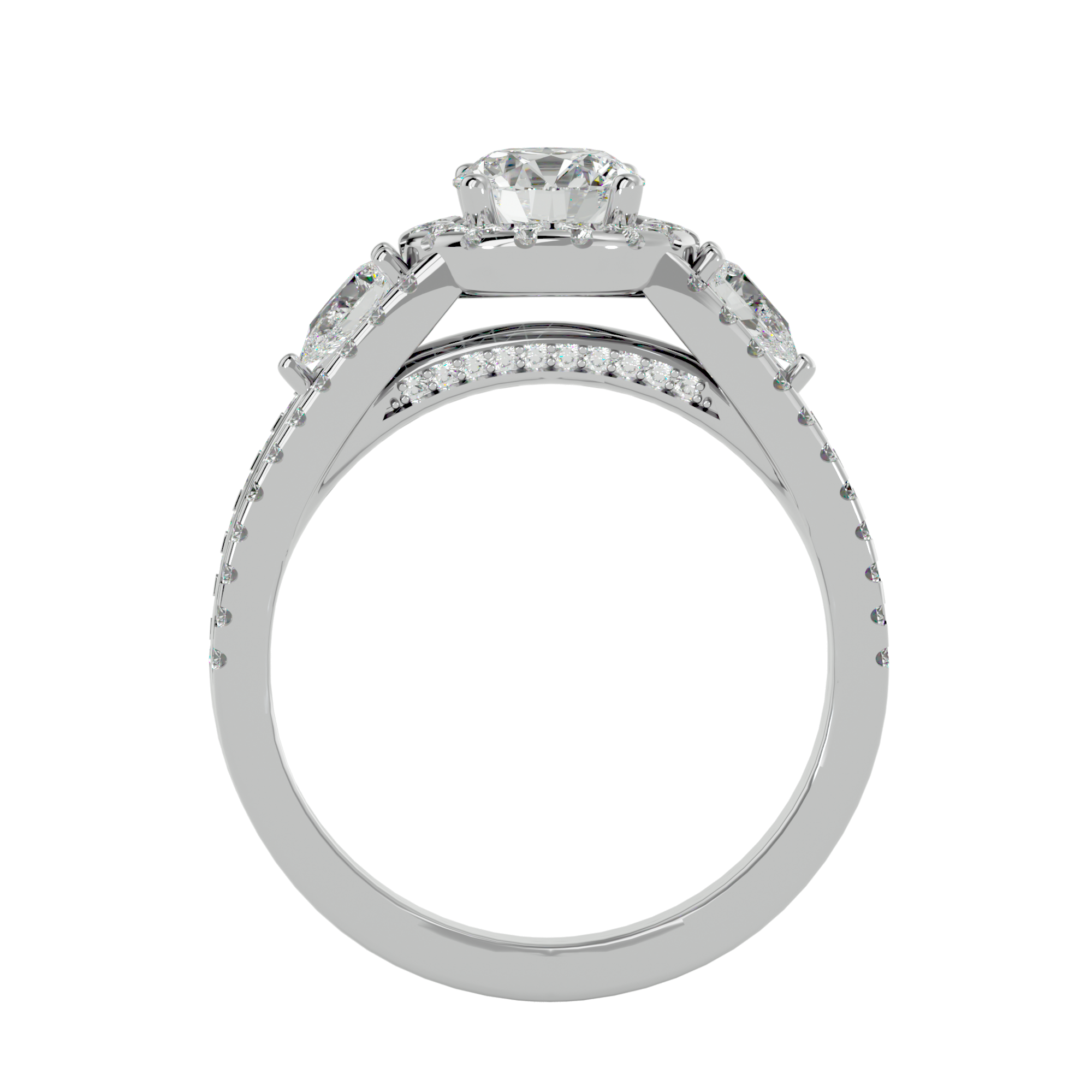 Zahra Three Stone Ring