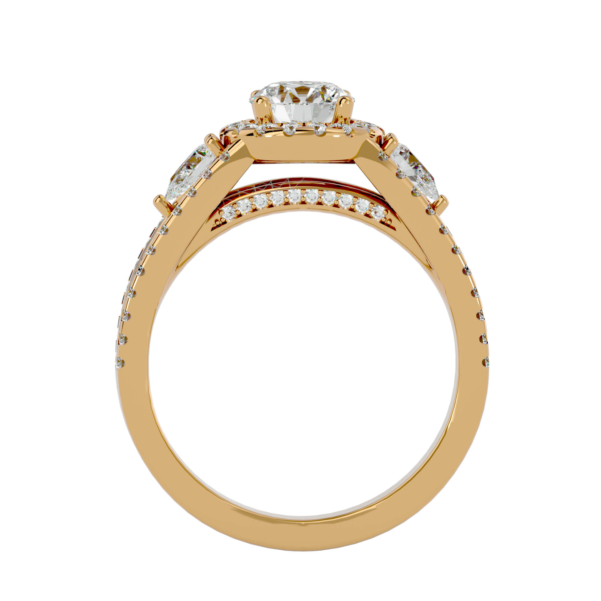 Zahra Three Stone Ring