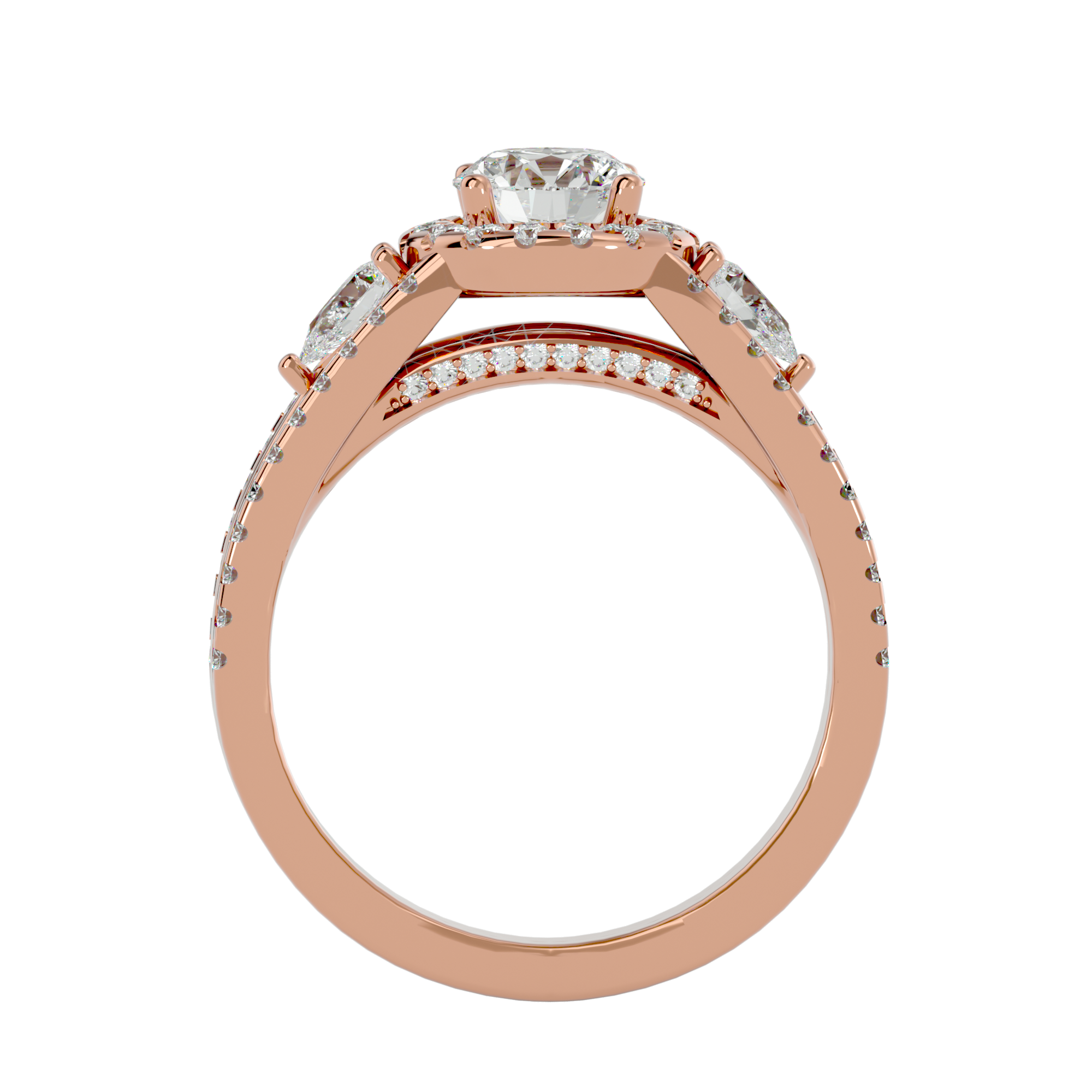 Zahra Three Stone Ring