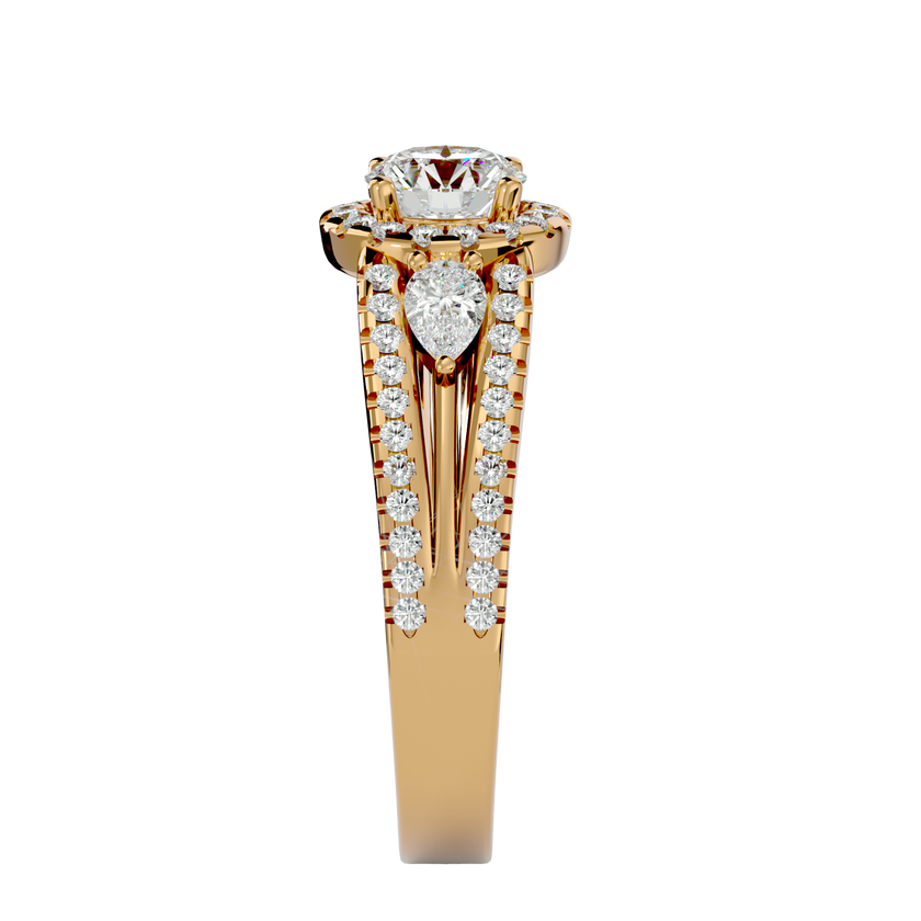 Zahra Three Stone Ring