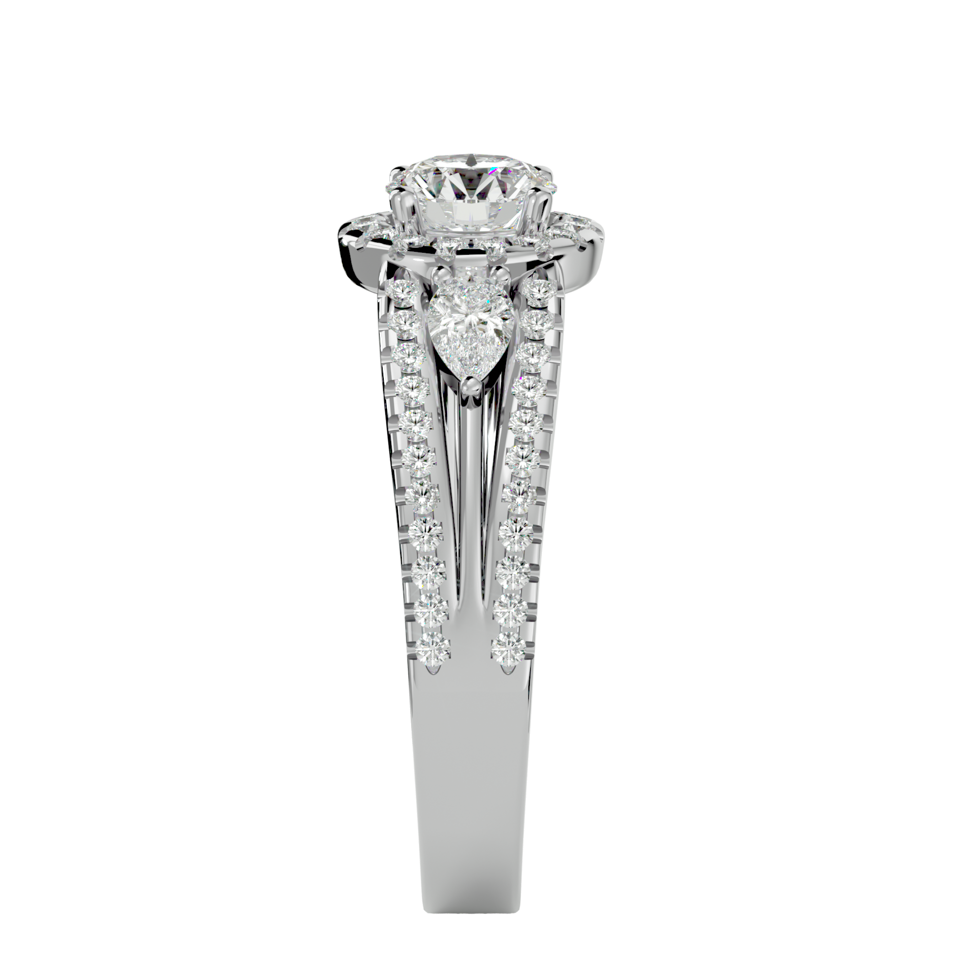 Zahra Three Stone Ring