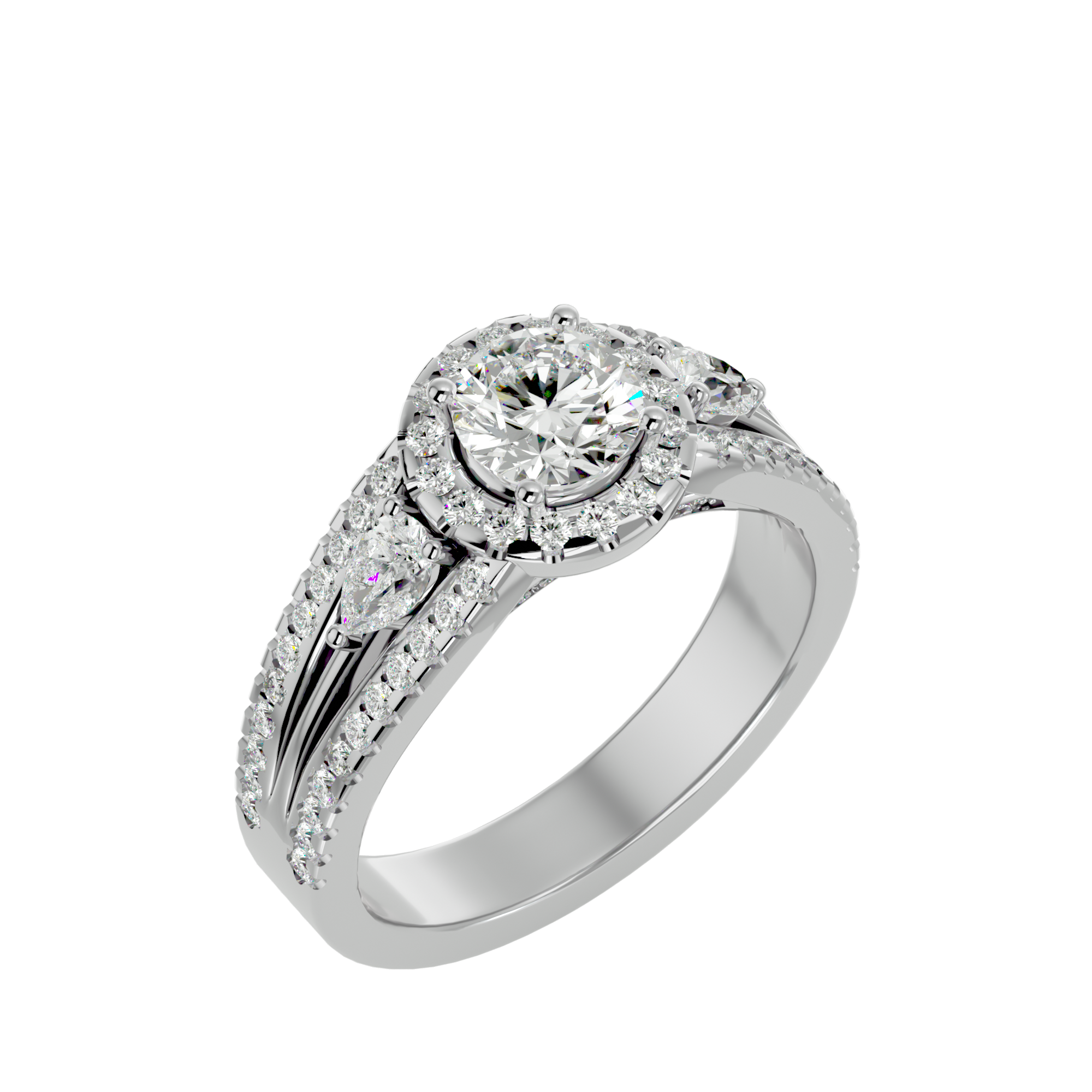 Zahra Three Stone Ring
