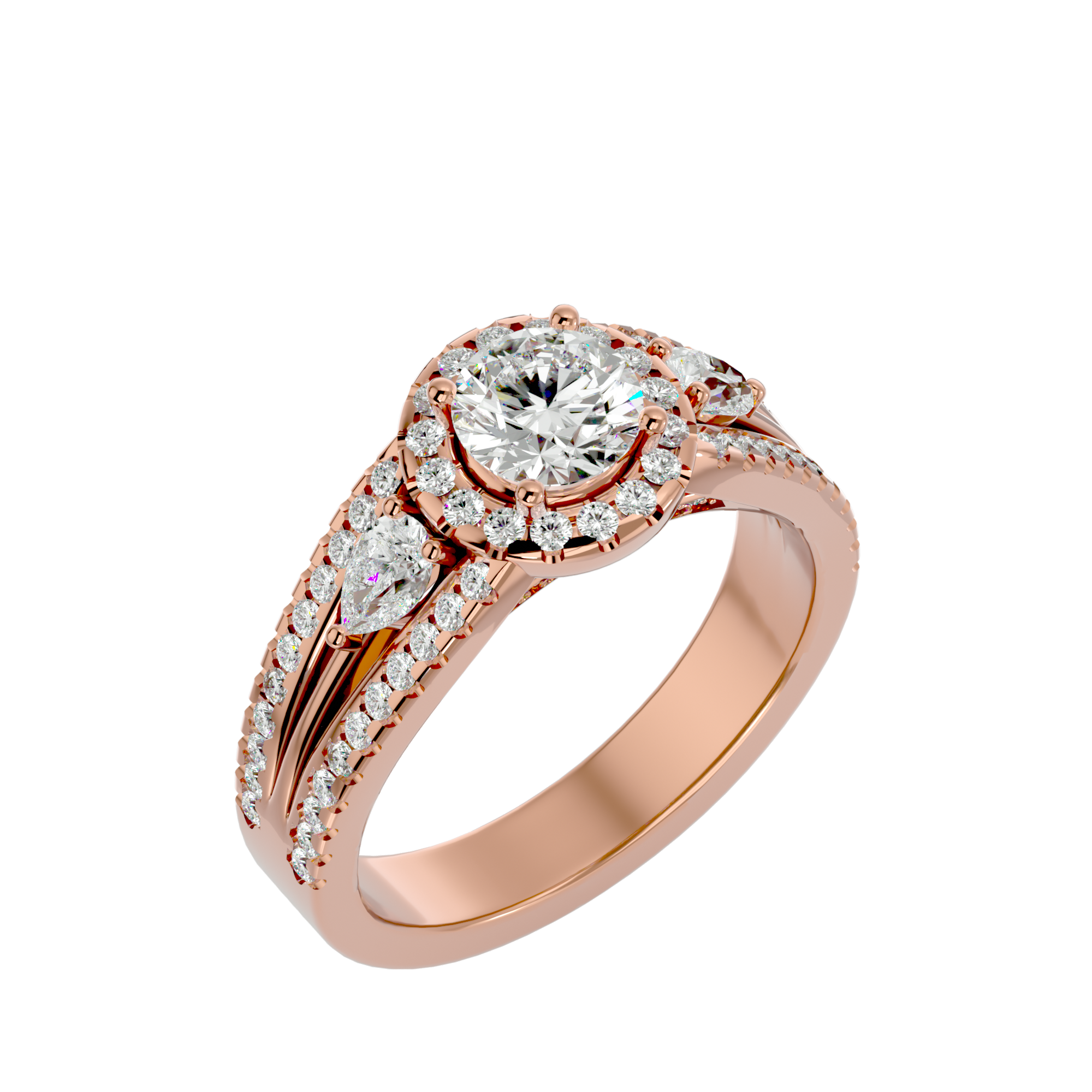 Zahra Three Stone Ring