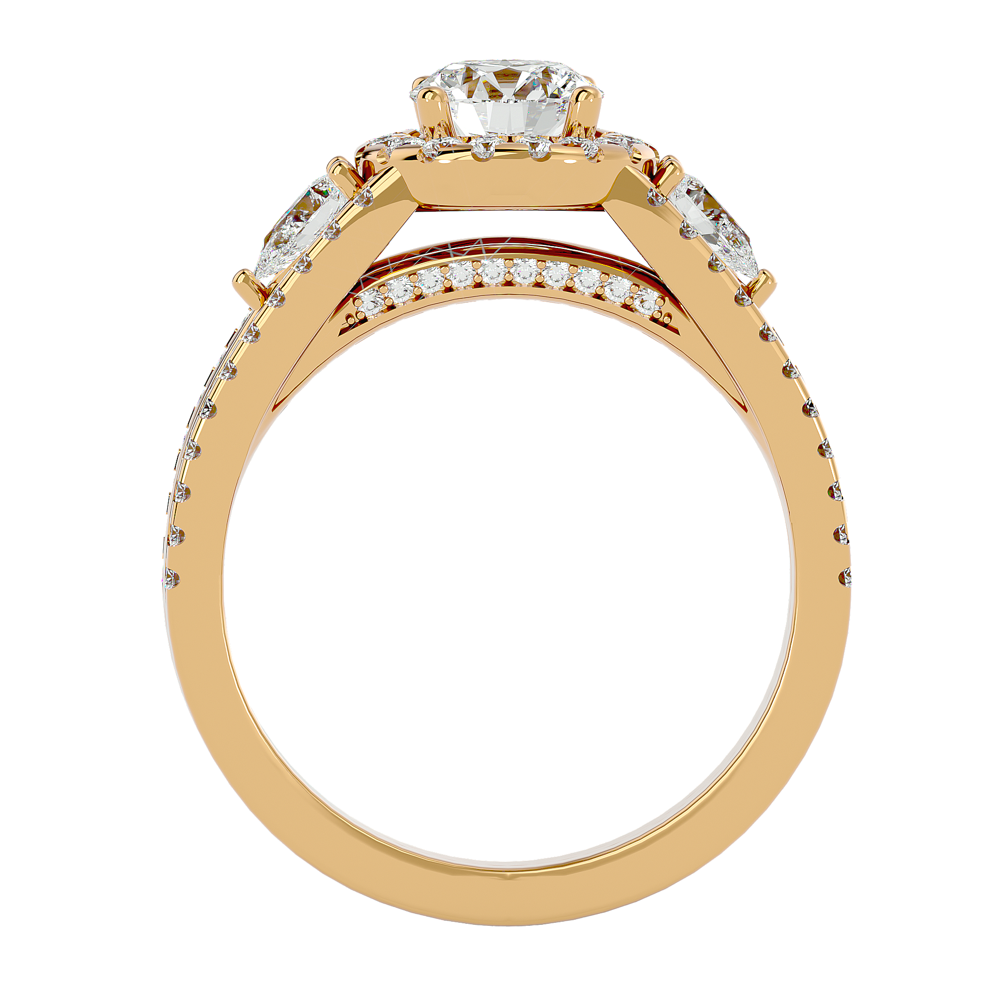 Greta Three Stone Ring