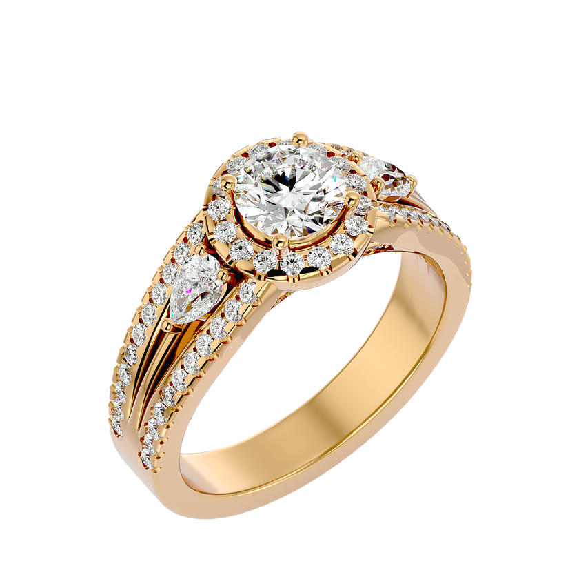 Greta Three Stone Ring