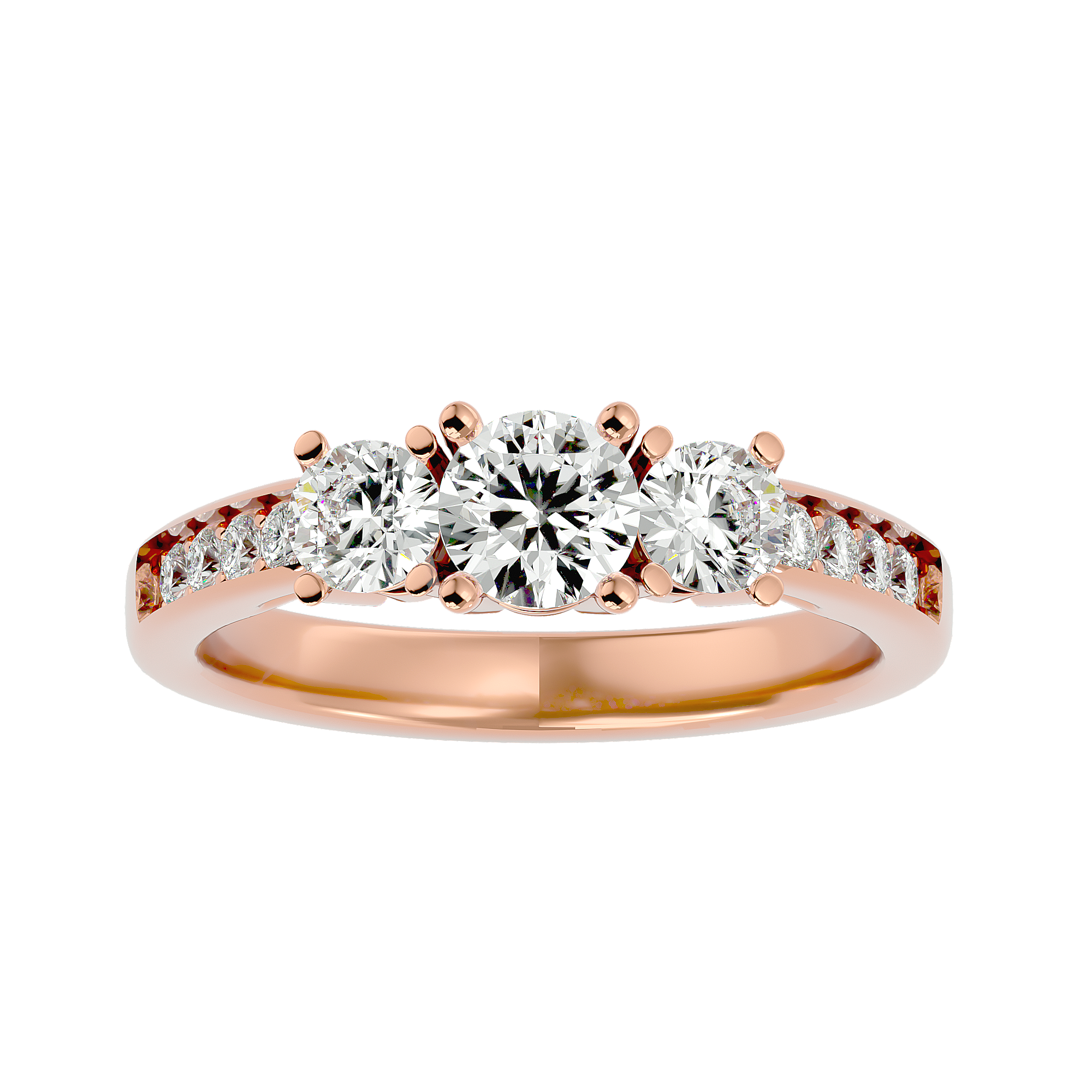 Janelle Three Stone Ring