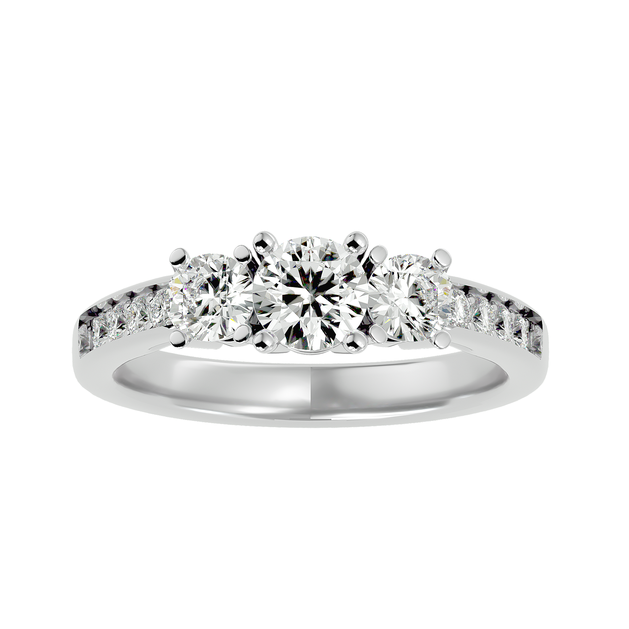 Janelle Three Stone Ring