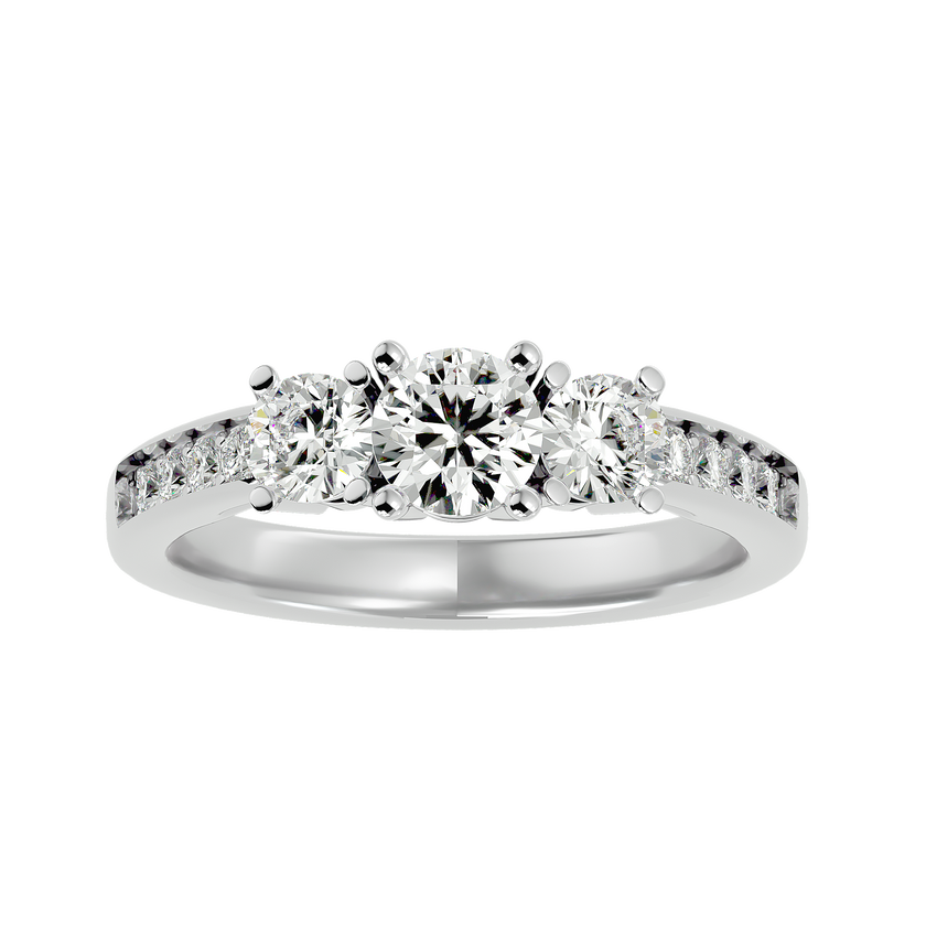 Janelle Three Stone Ring