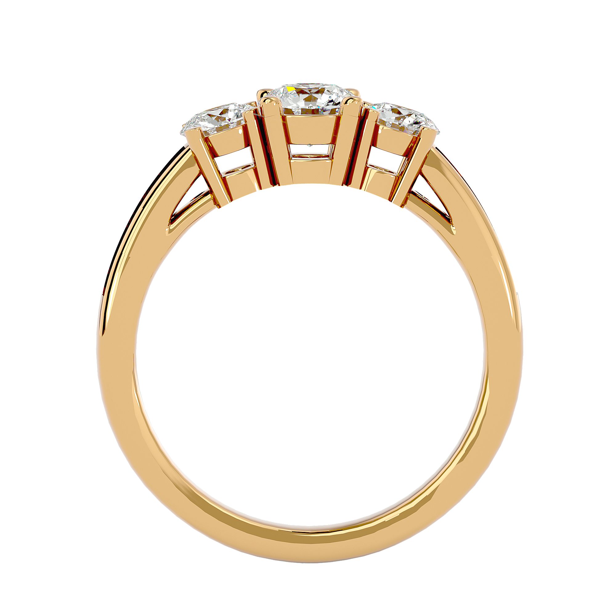 Janelle Three Stone Ring