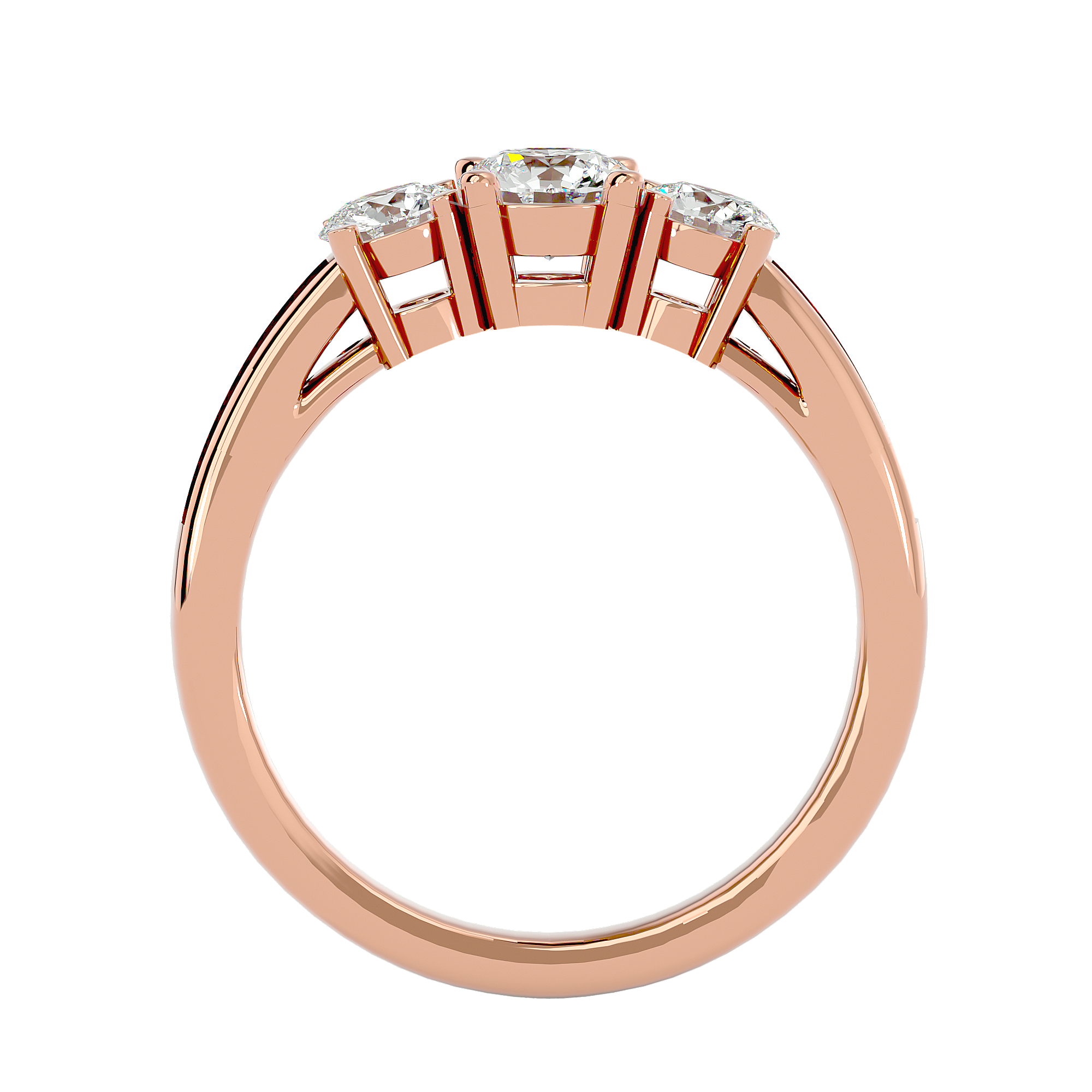 Janelle Three Stone Ring