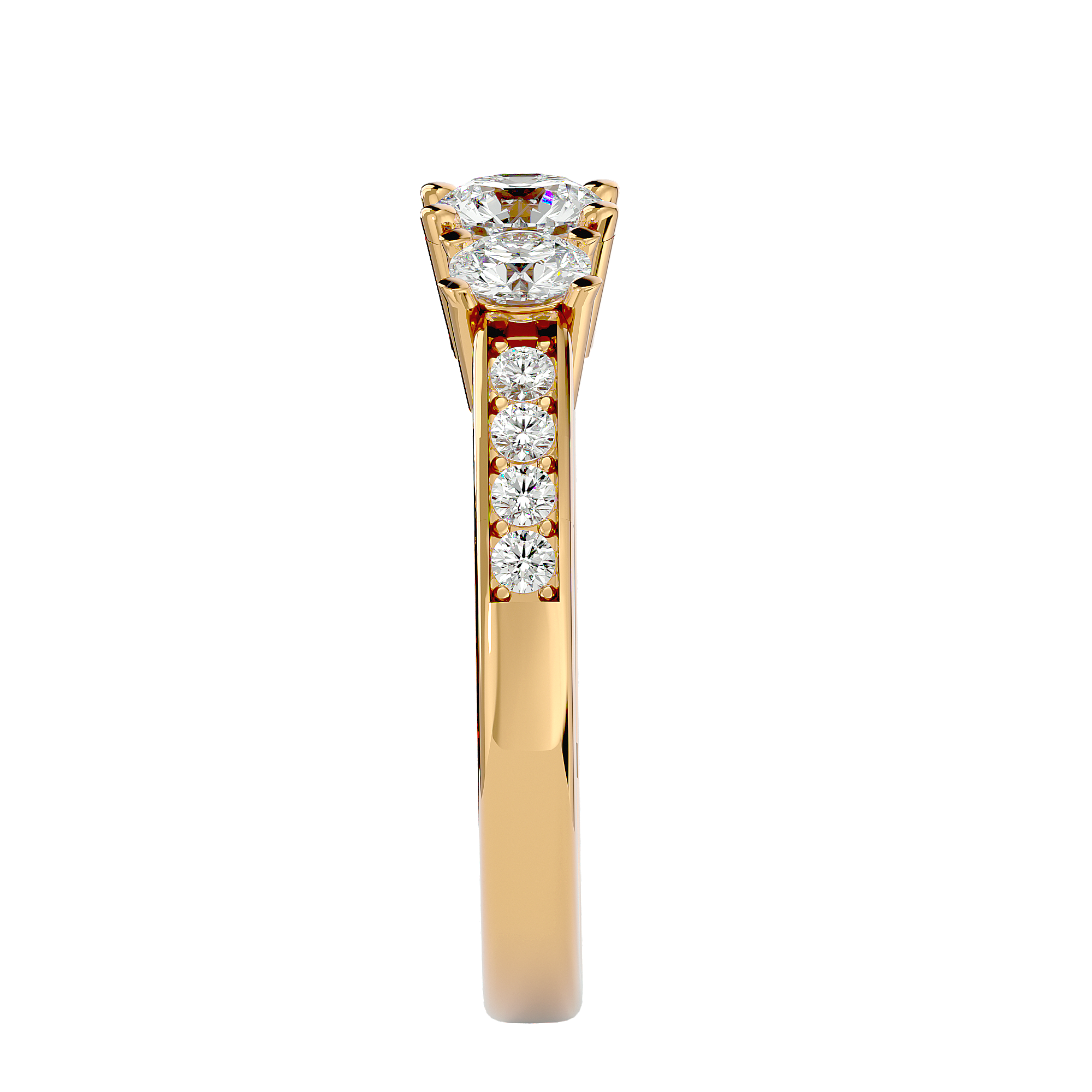 Janelle Three Stone Ring