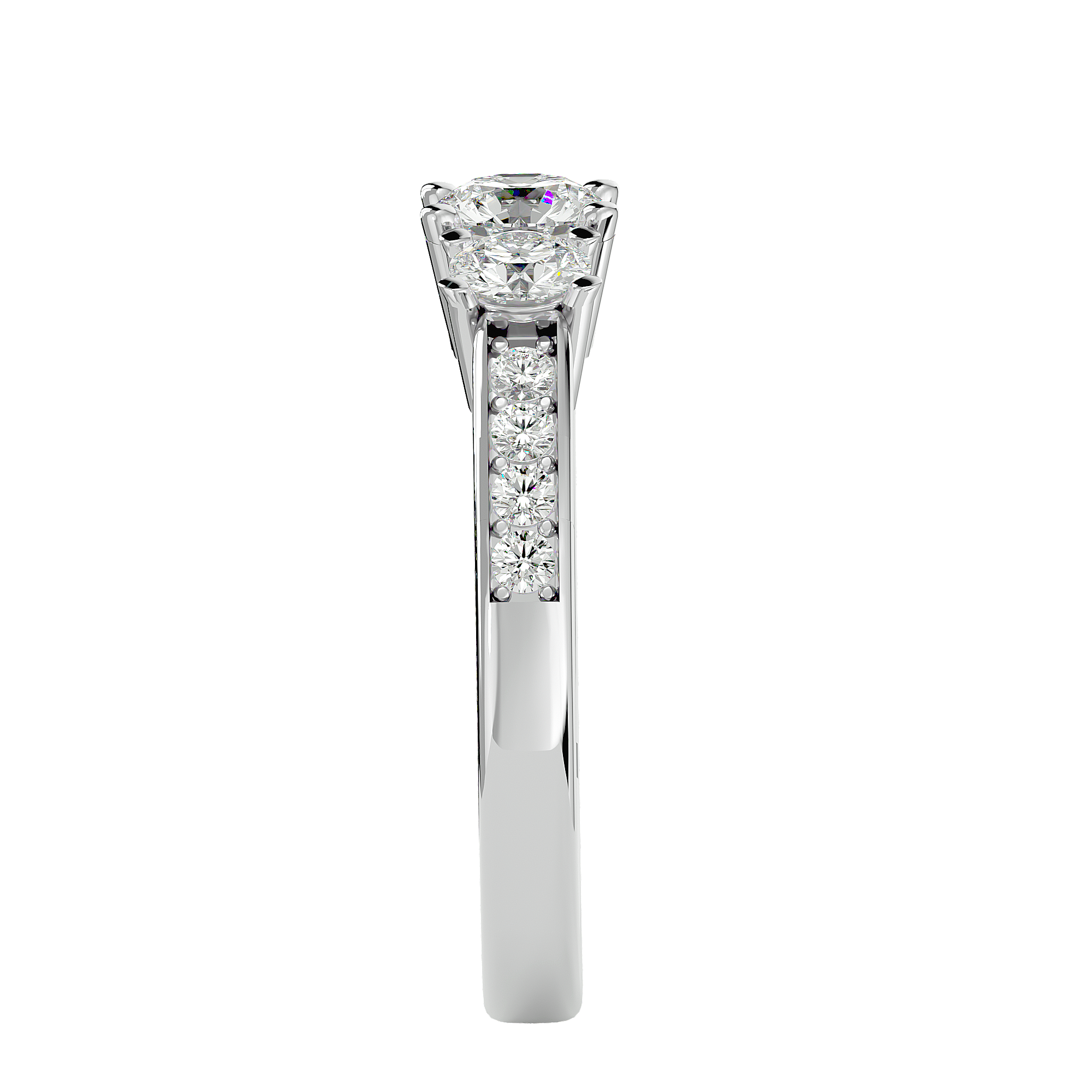 Janelle Three Stone Ring